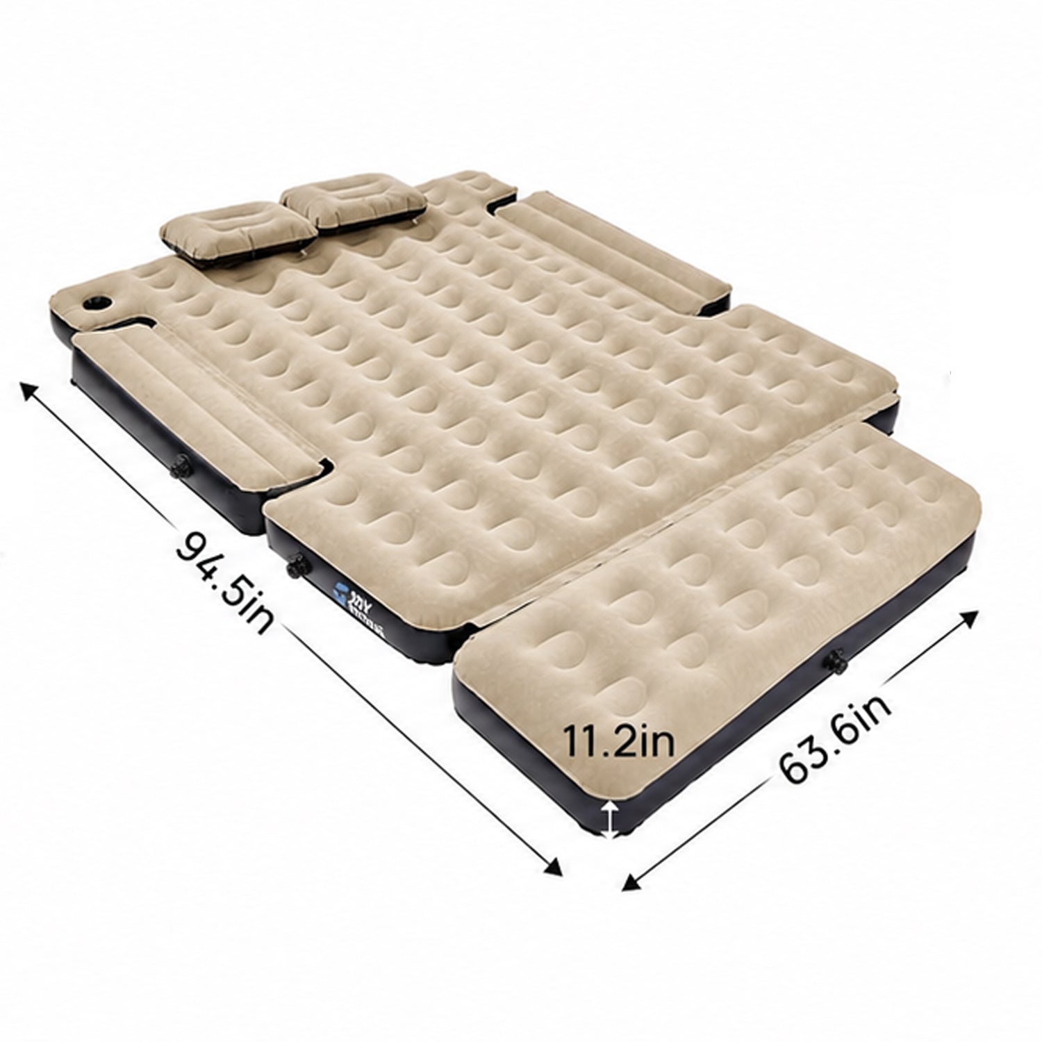 Truck Bed Air Mattress with Removable Extension