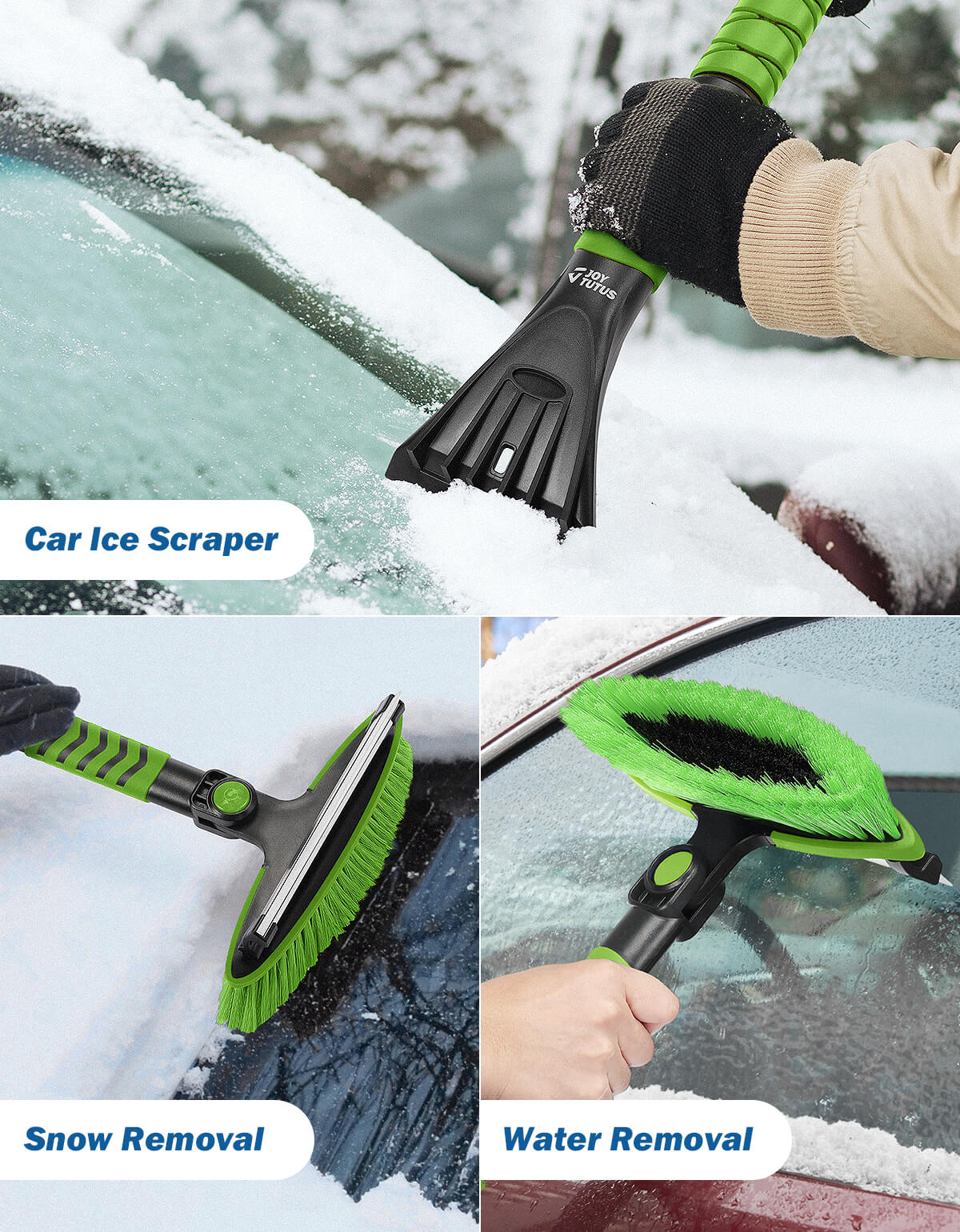 41.5 Inch Snow Brush and Ice Scraper for Car Windshield