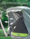 SUV Tailgate Tent with Awning Shade, Car Roof Canopy and Poles, Water Resistant Camping Tent