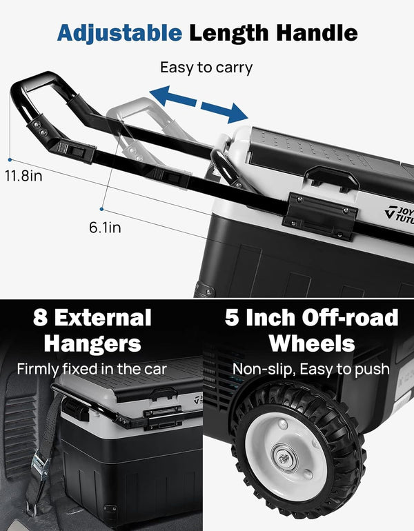 41 Quart Car Portable Refrigerator with Ice Cream Mode,Electric Cooler Fridge,Camping Freezer