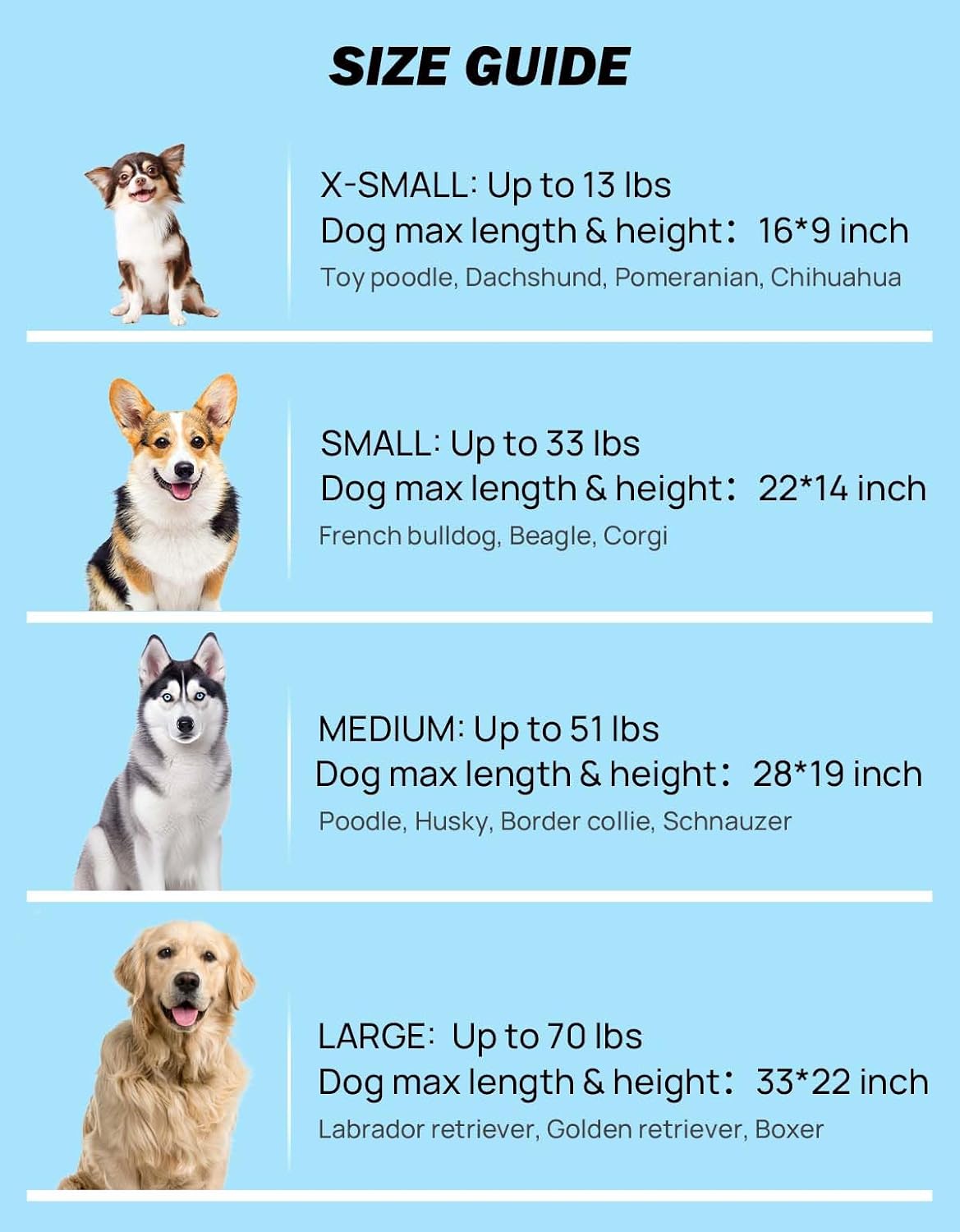 32” Collapsible Dog Crate for Car Travel, Portable Foldable Pet Crate