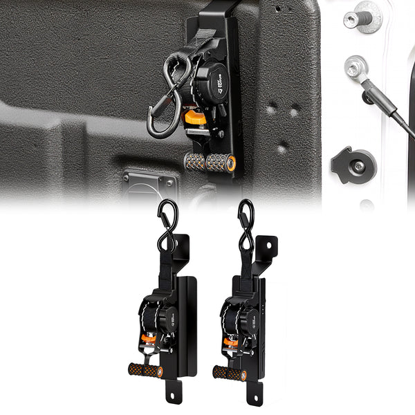 Auto-Retracting Ratchet Straps for Jeep Gladiator JT (2020–2026)