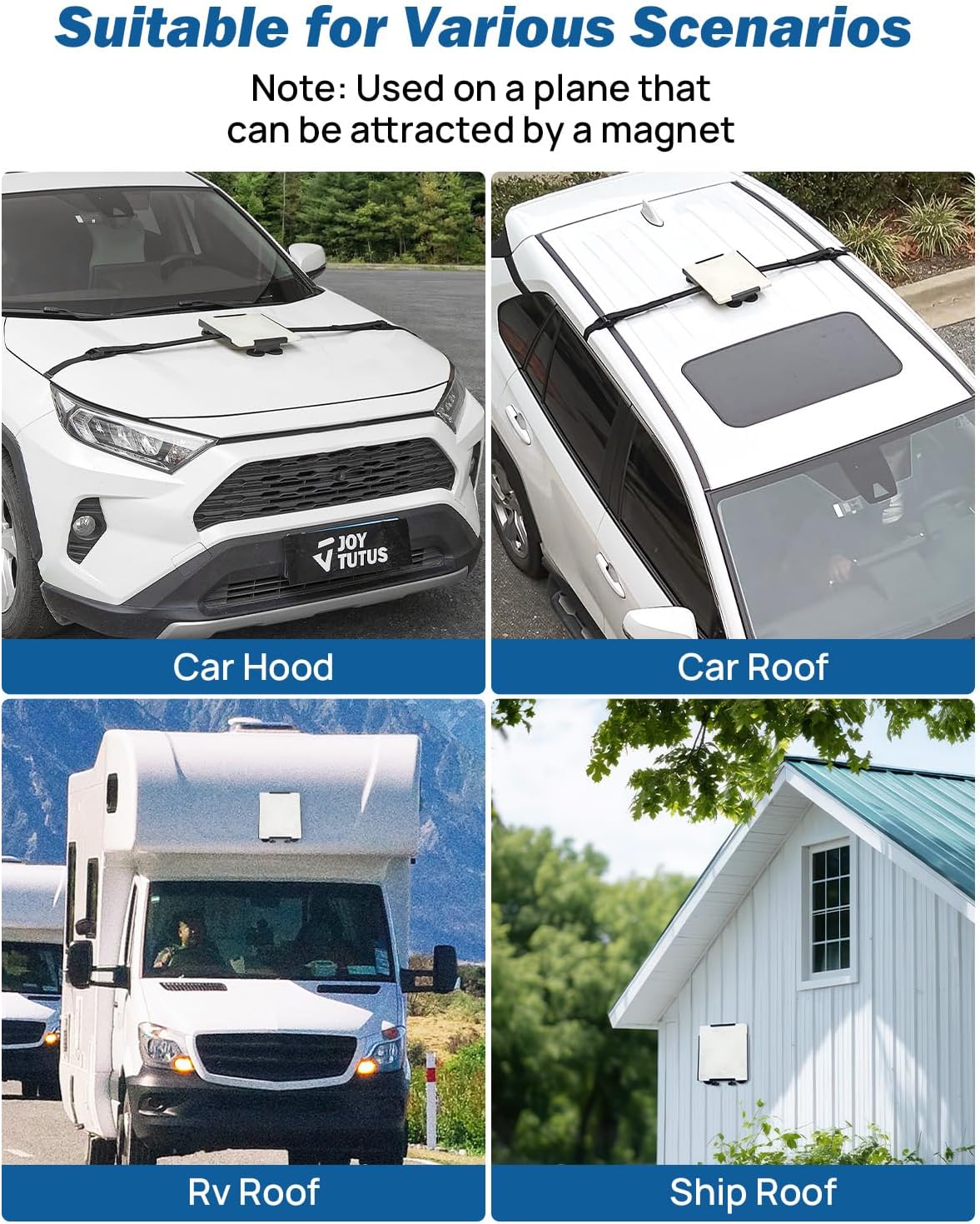 JOYTUTUS Starlink Gen 3 Mount 440lbs Quick Release Magnetic Mount Starlink Accessories for Cars, Boat, Pickups, Rvs and Trucks