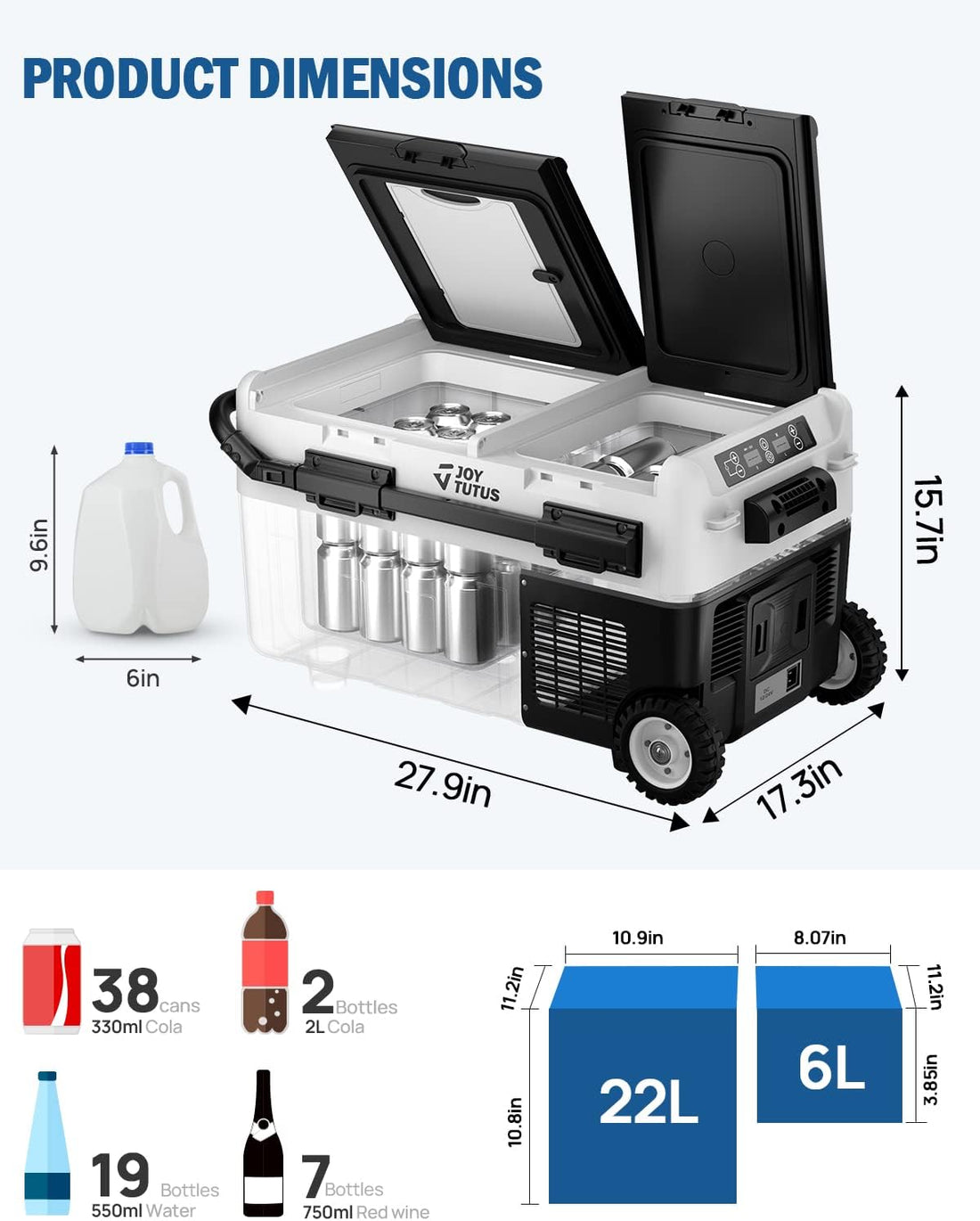 30 Quart Car Portable Refrigerator with Ice Cream Mode,Electric Cooler Fridge,Camping Freezer