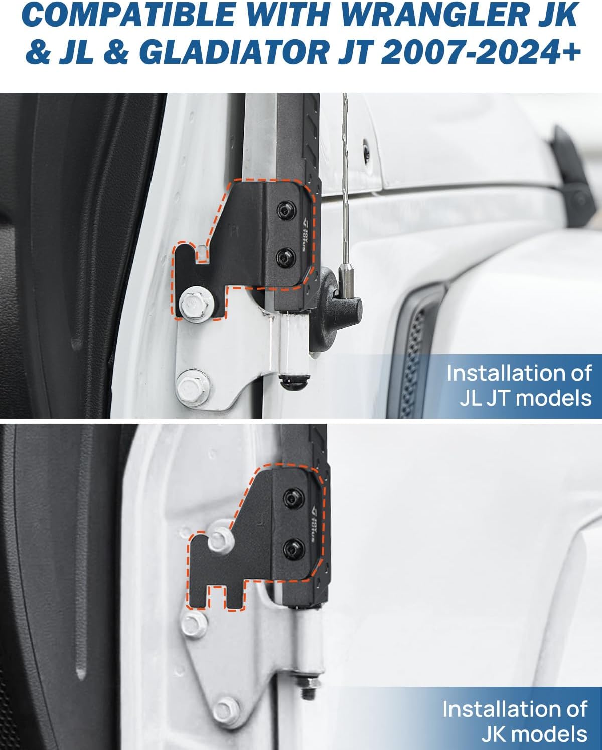 Doors Off Mirrors Compatible with Wrangler JK JL & Gladiator JT