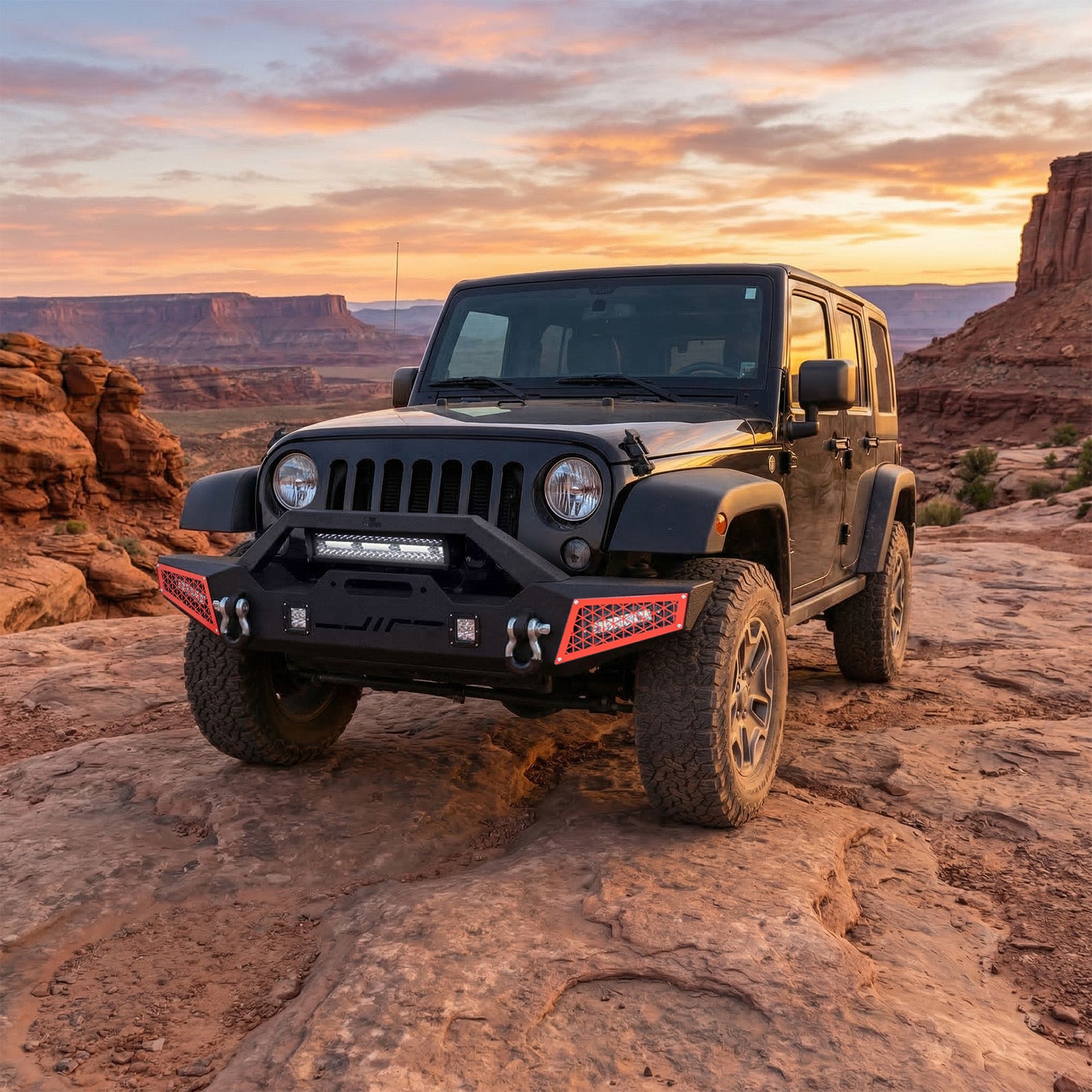 Jeep Wrangler JK (2007–2018), JL (2018–2026) & Gladiator JT Front Bumper
