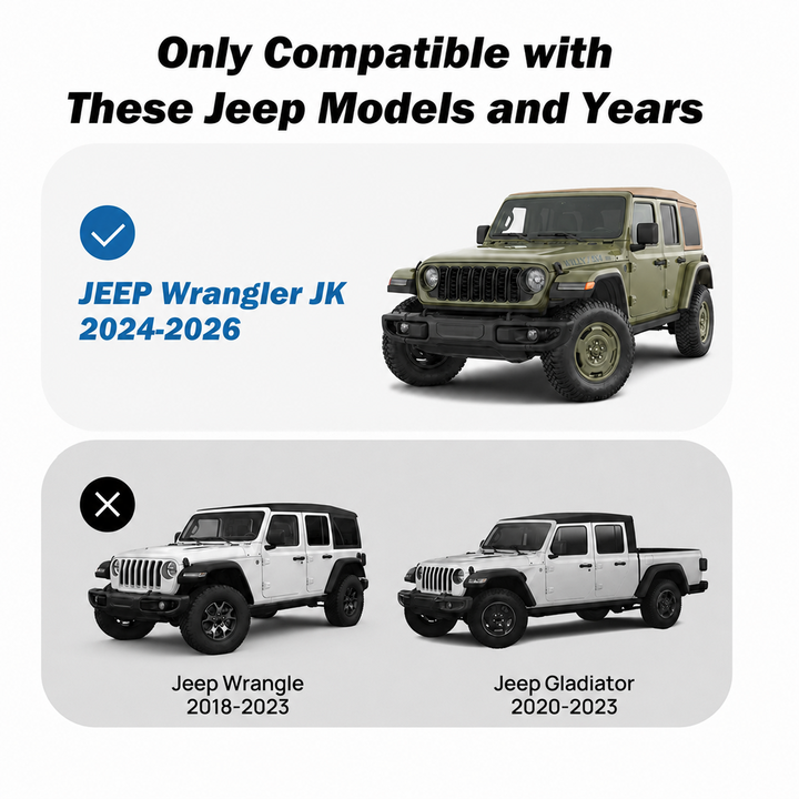 Duck Holder for Jeep Wrangler JL (2024-2028) - 4 Pack