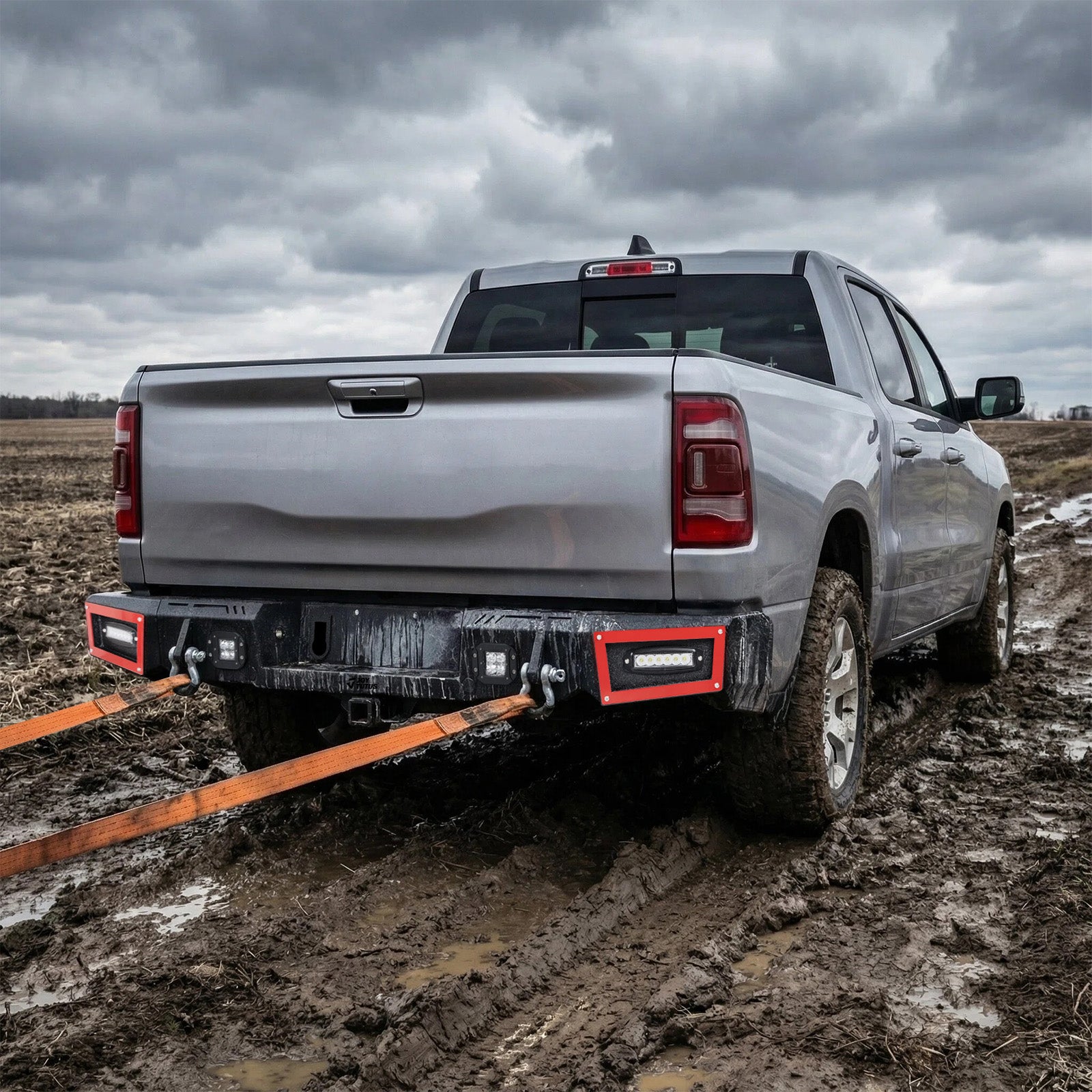Ram 1500 Rear Bumper with LED Lights (2009–2018 & 2019–2024 Classic)