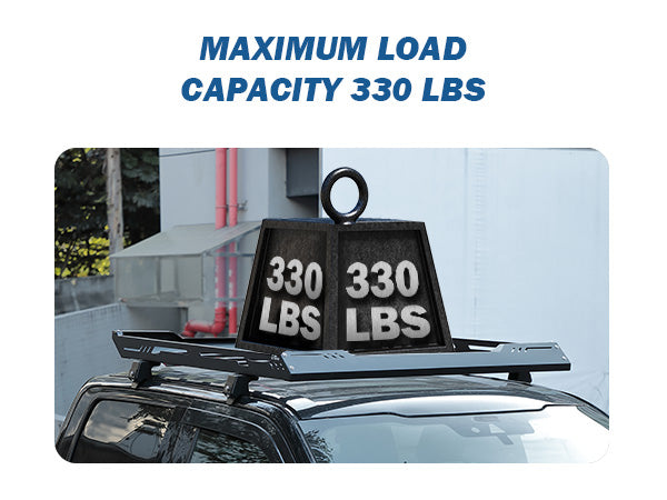 330 lbs More Room Up Top.