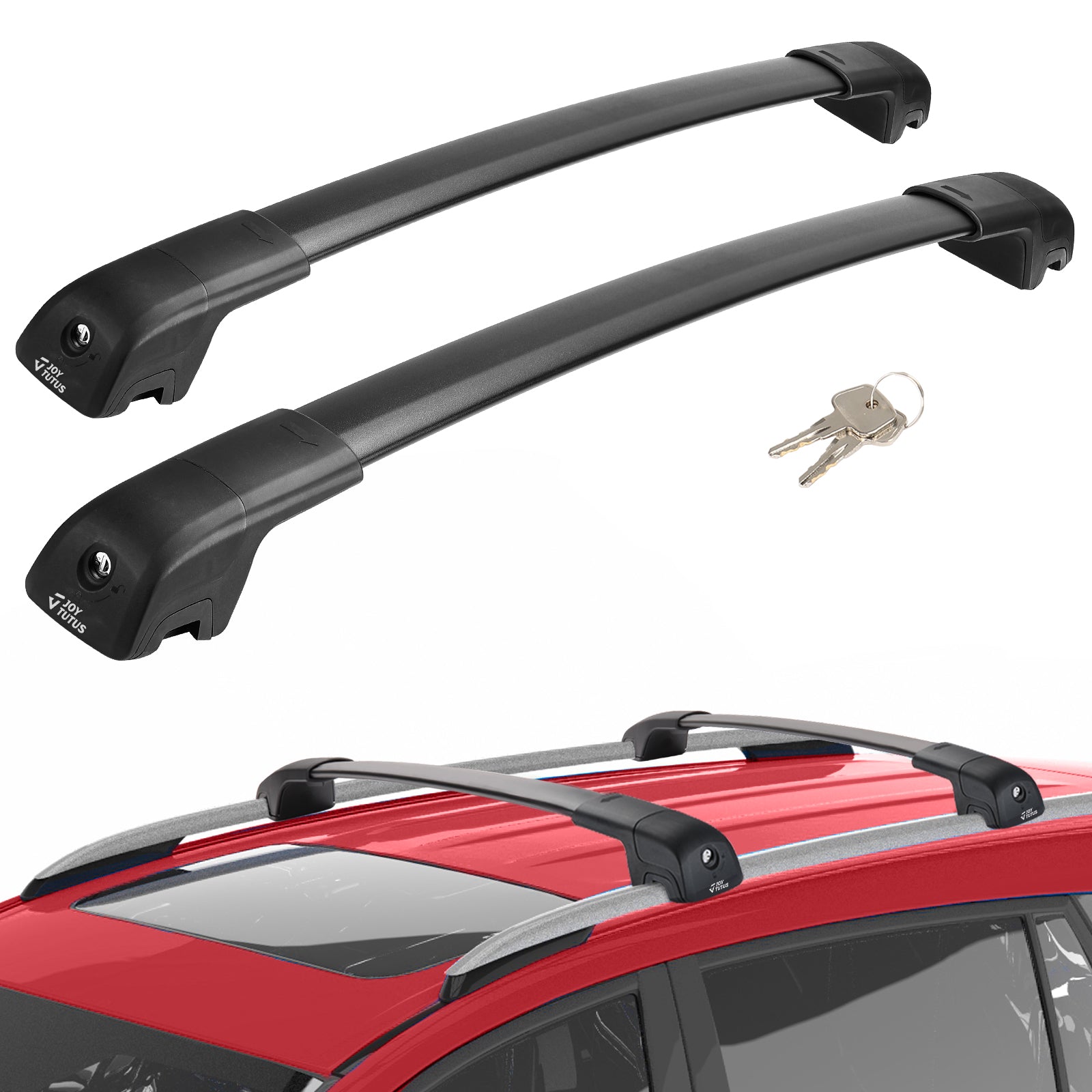 Toyota RAV4 2013–2018 Lockable Roof Rack Cross Bars (Side Rails)