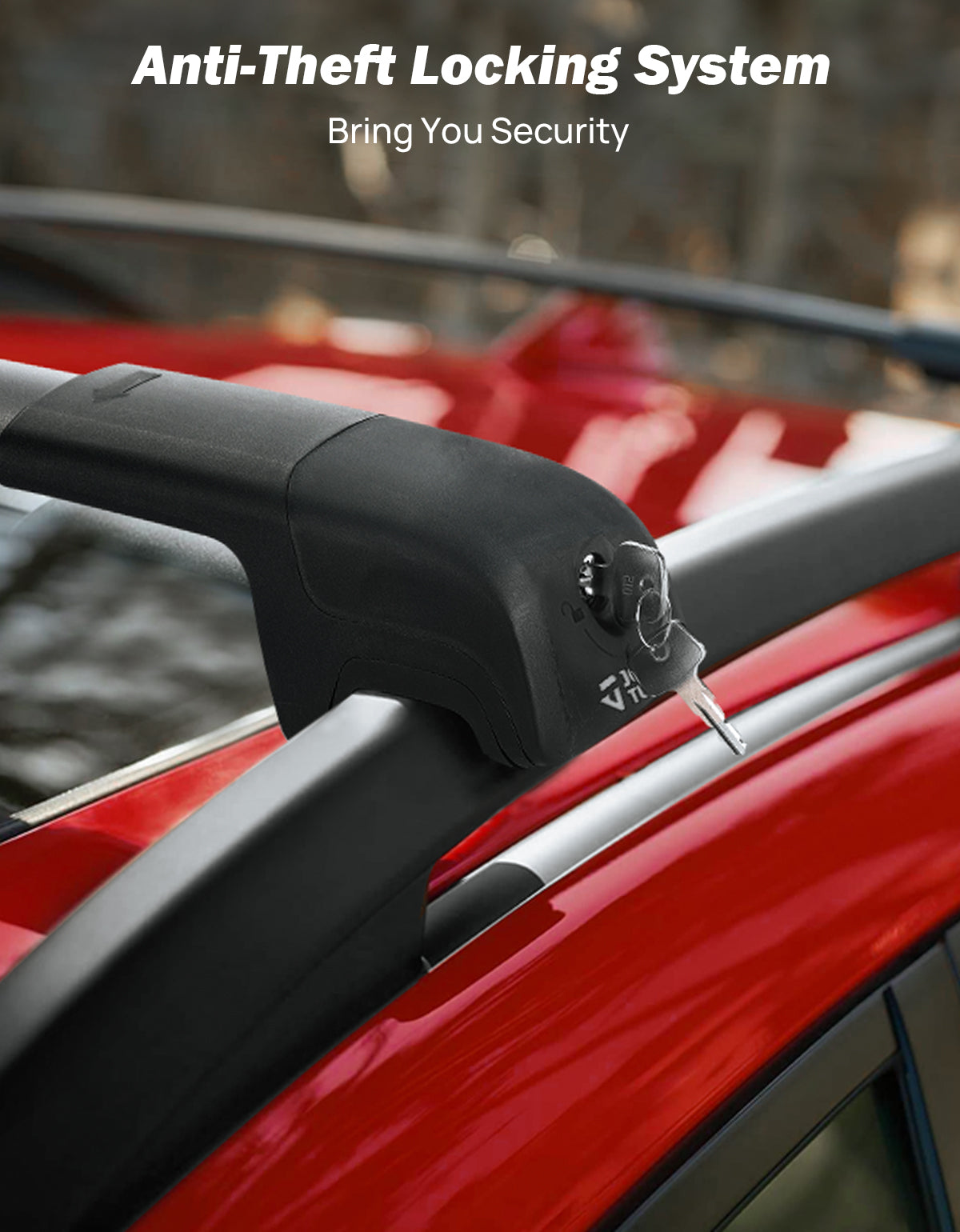 Toyota RAV4 2013–2018 Lockable Roof Rack Cross Bars (Side Rails)