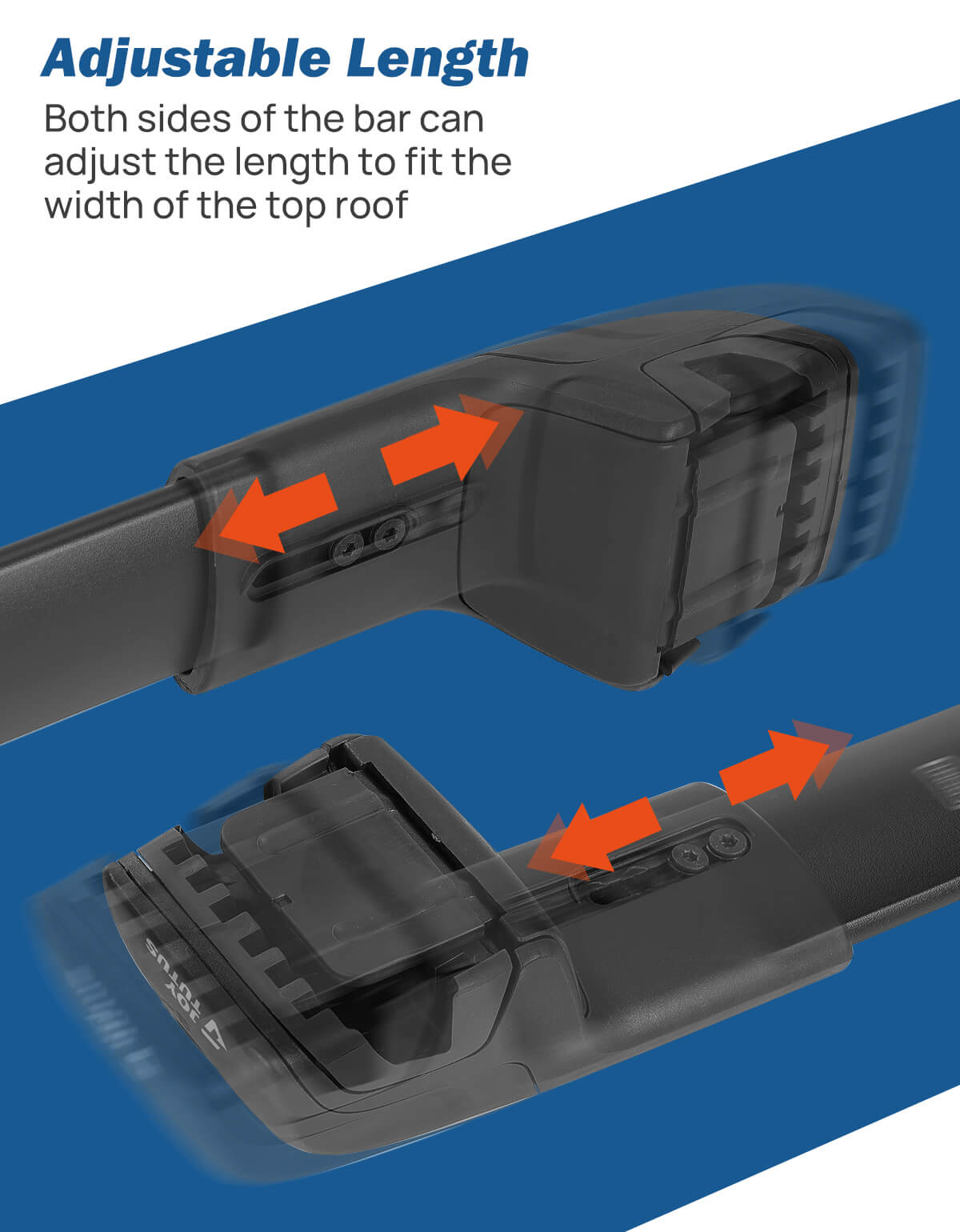 Lockable Roof Rack Cross Bars for VW Tiguan 2018–2024, Anti-Theft