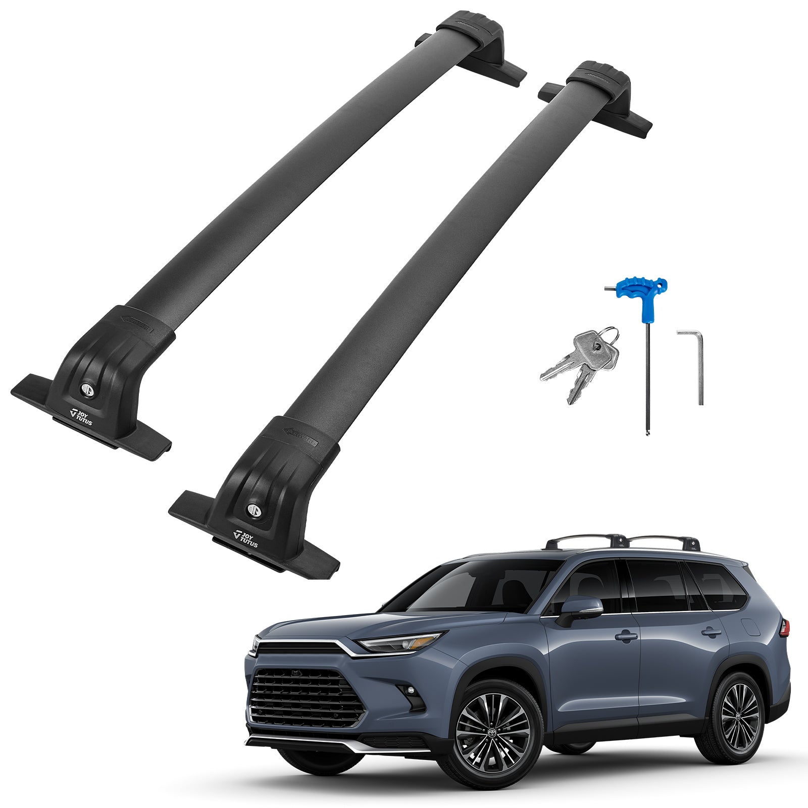 Toyota Grand Highlander 2024–2025 Lockable Roof Rack Cross Bars