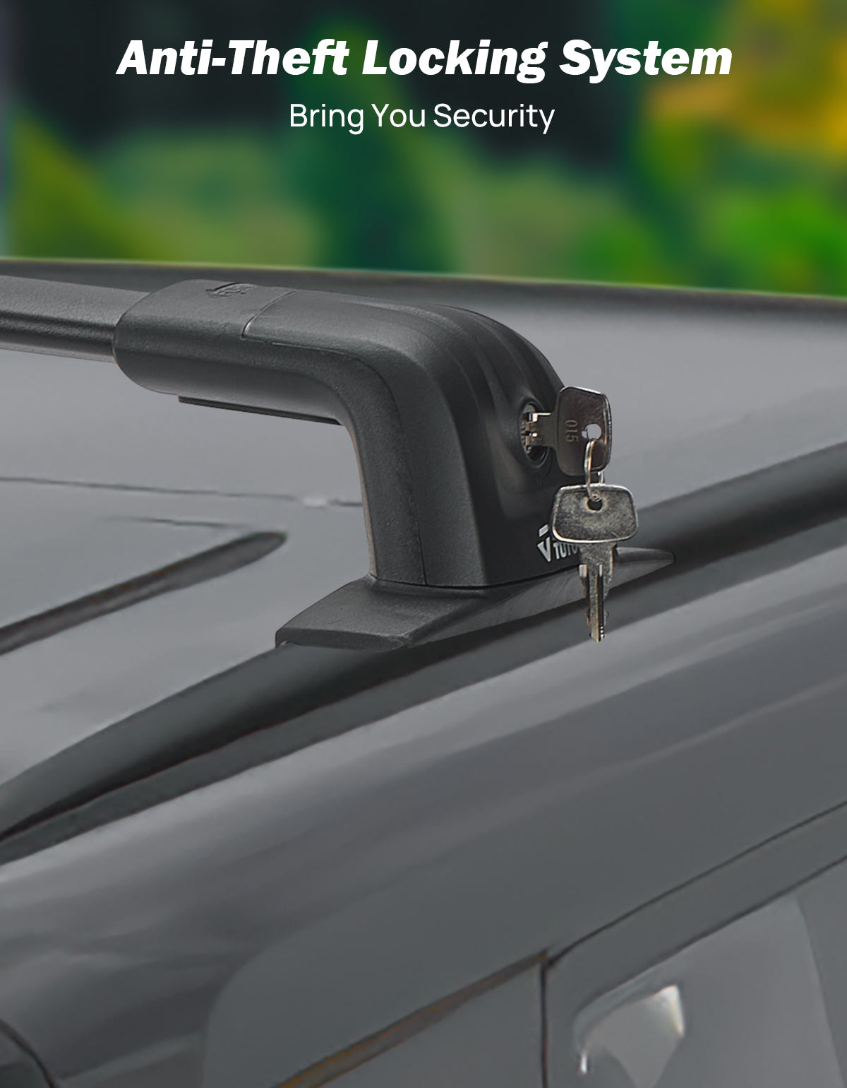 Toyota Grand Highlander 2024–2025 Lockable Roof Rack Cross Bars