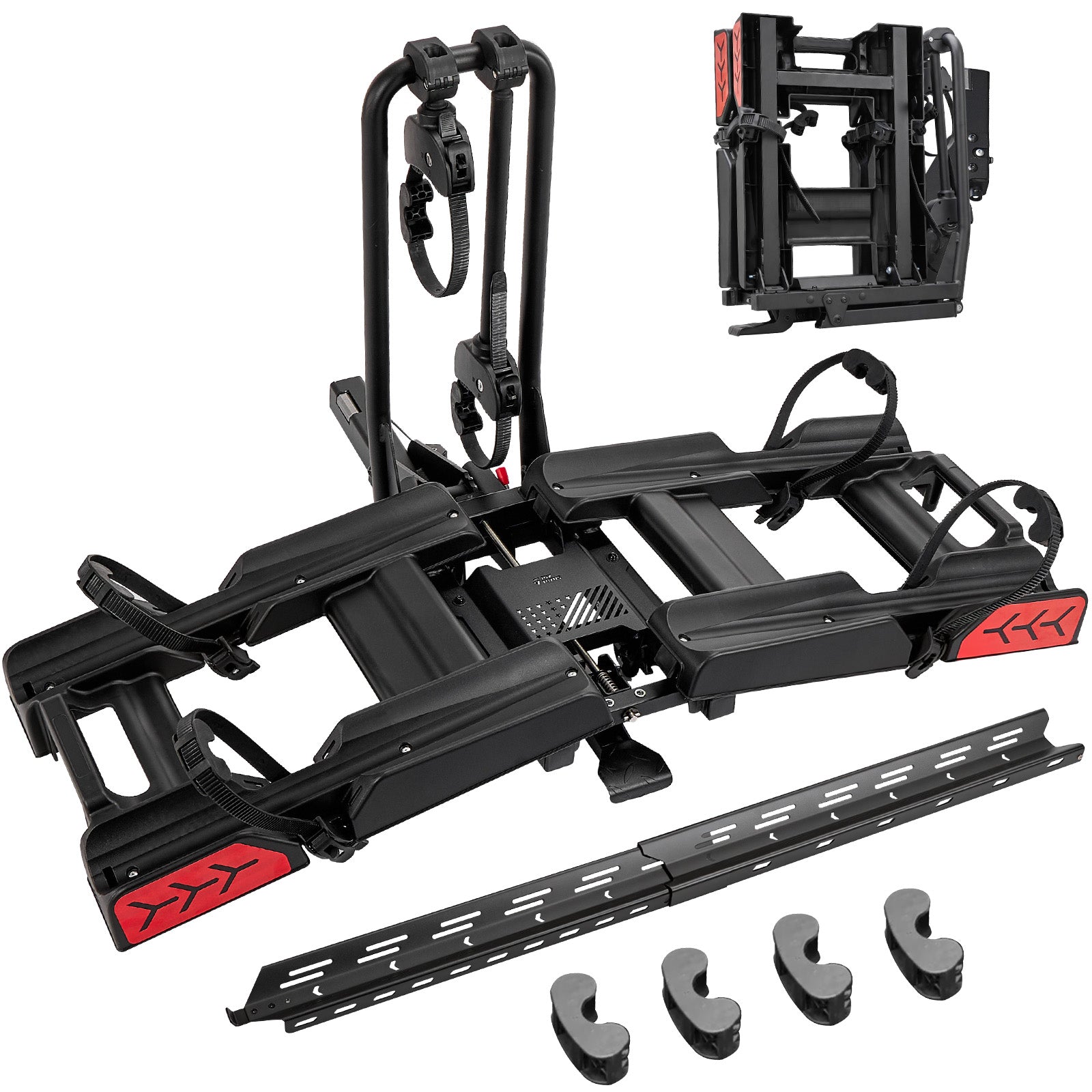 Hitch EBike Rack with Ramp for 2 E-Bikes