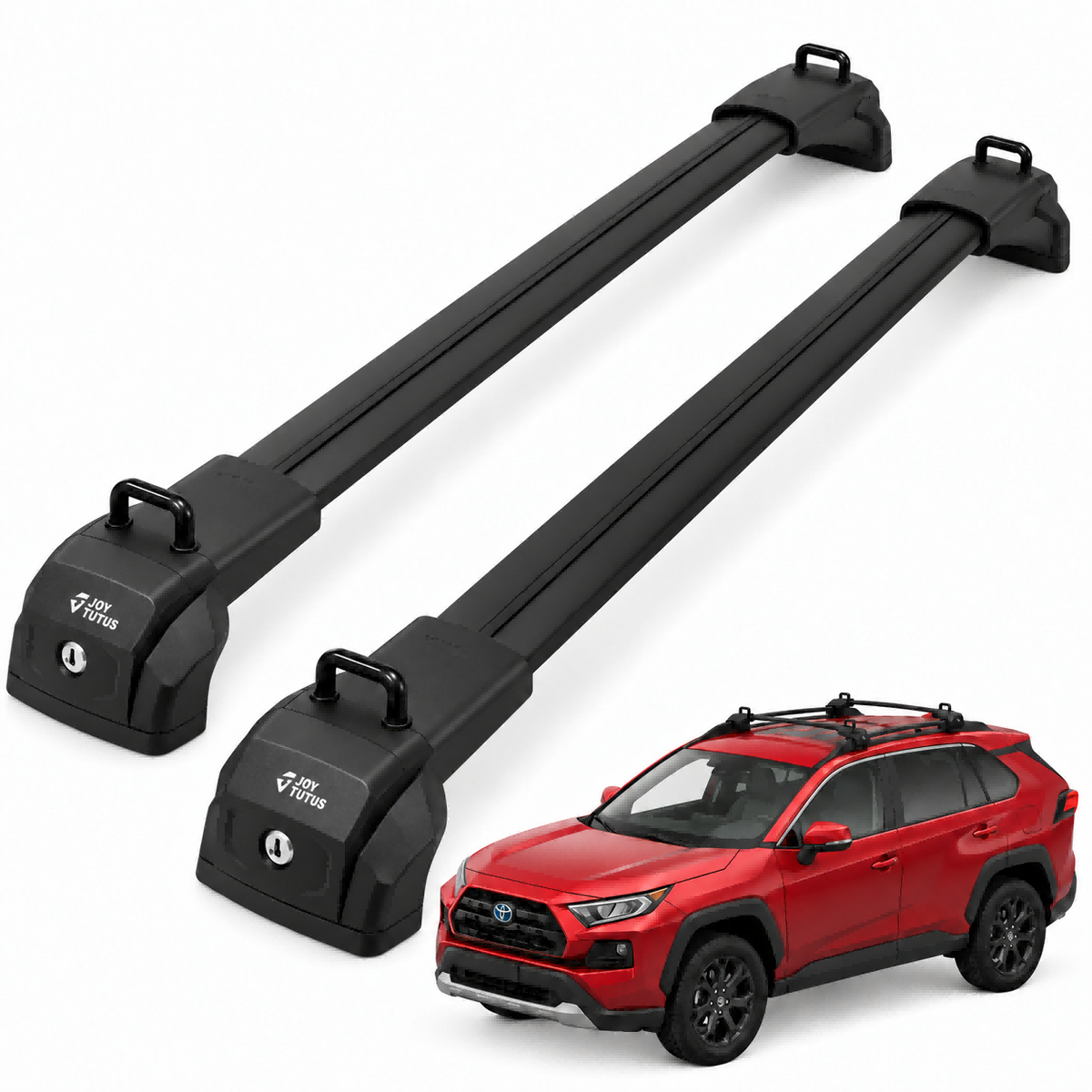 Toyota RAV4 Adventure & TRD Off-Road (2019–2025) Roof Rack Cross Bars – Lockable Aluminum