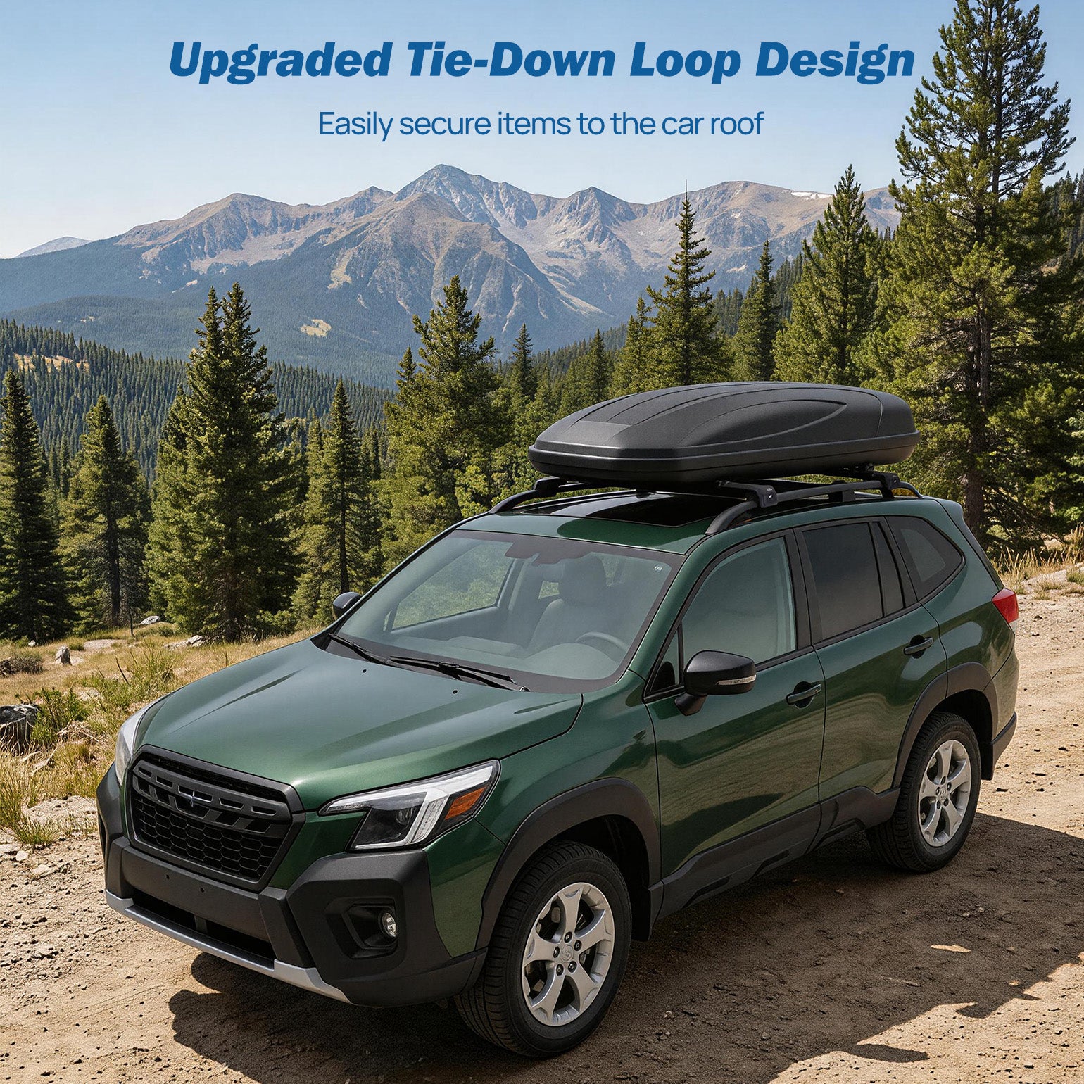 Subaru Forester Wilderness (2022–2026) Roof Rack Cross Bars – Lockable Aluminum