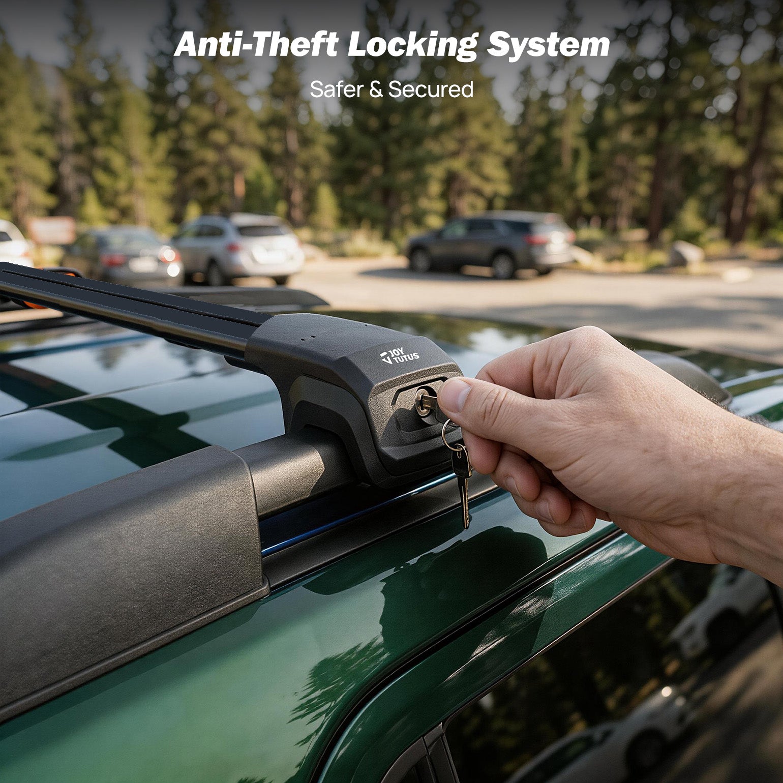 Subaru Forester Wilderness (2022–2026) Roof Rack Cross Bars – Lockable Aluminum