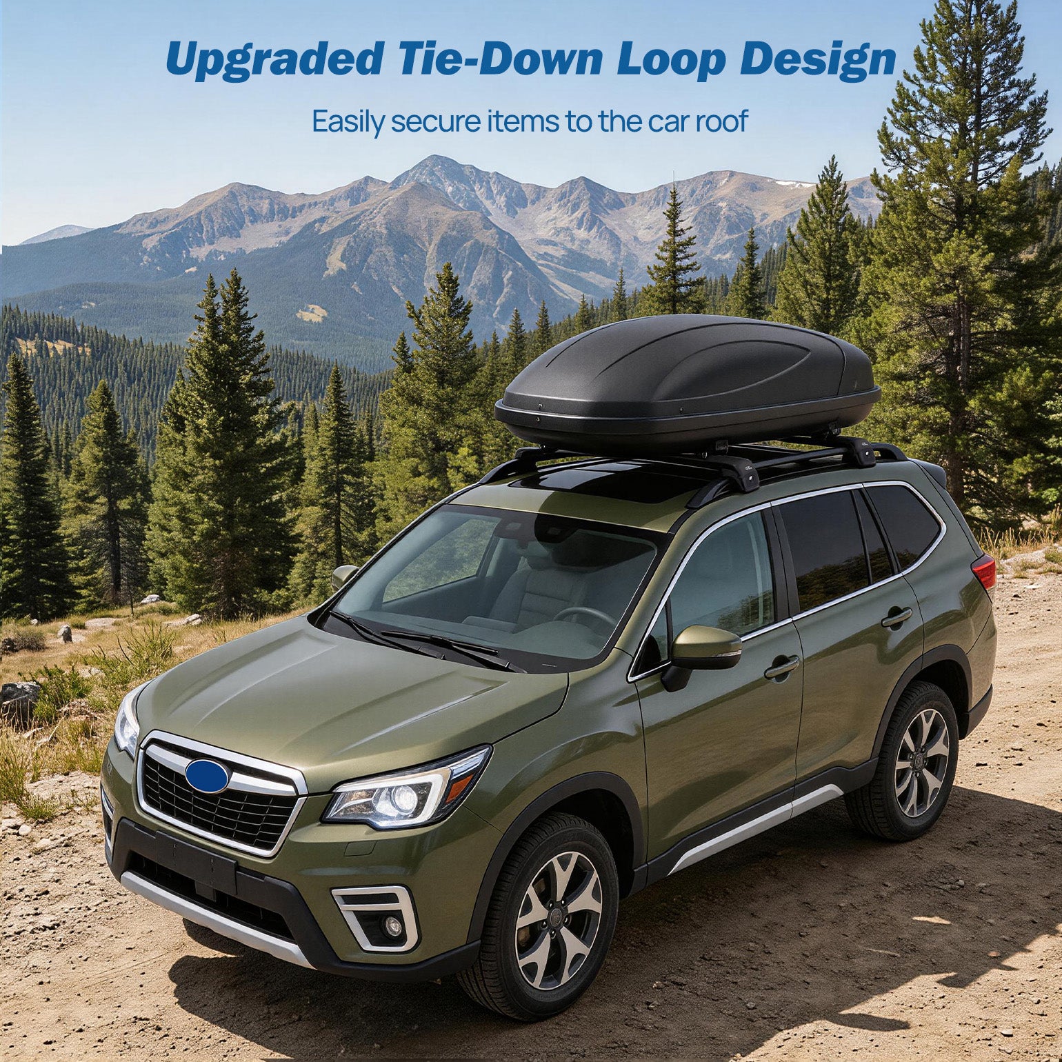 Subaru Forester (2014–2026) Roof Rack Cross Bars – Lockable for Raised Rails