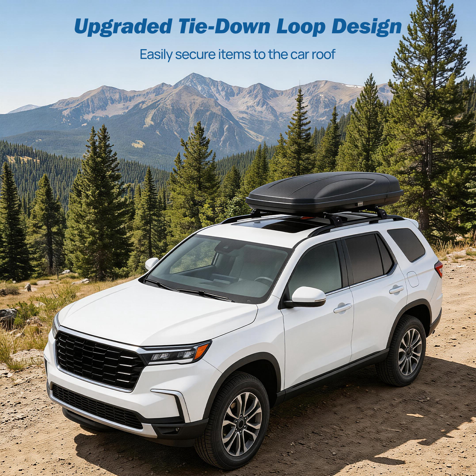 Honda Pilot (2023–2026) Roof Rack Cross Bars – Lockable Aluminum (Elite, Touring, TrailSport)