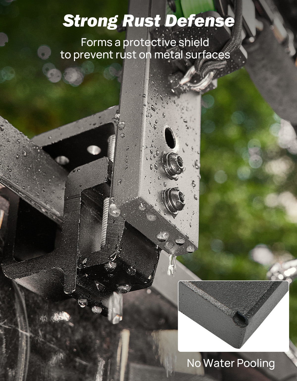 Truck Bed Fishing Rod Holder, Holds Up to 6 Rods