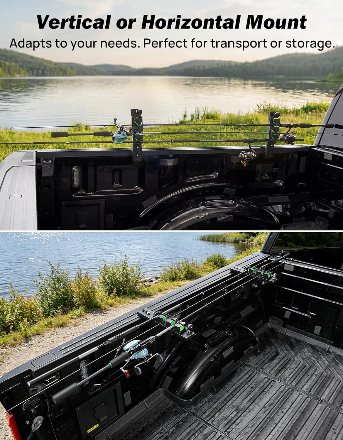 Truck Bed Fishing Rod Holder