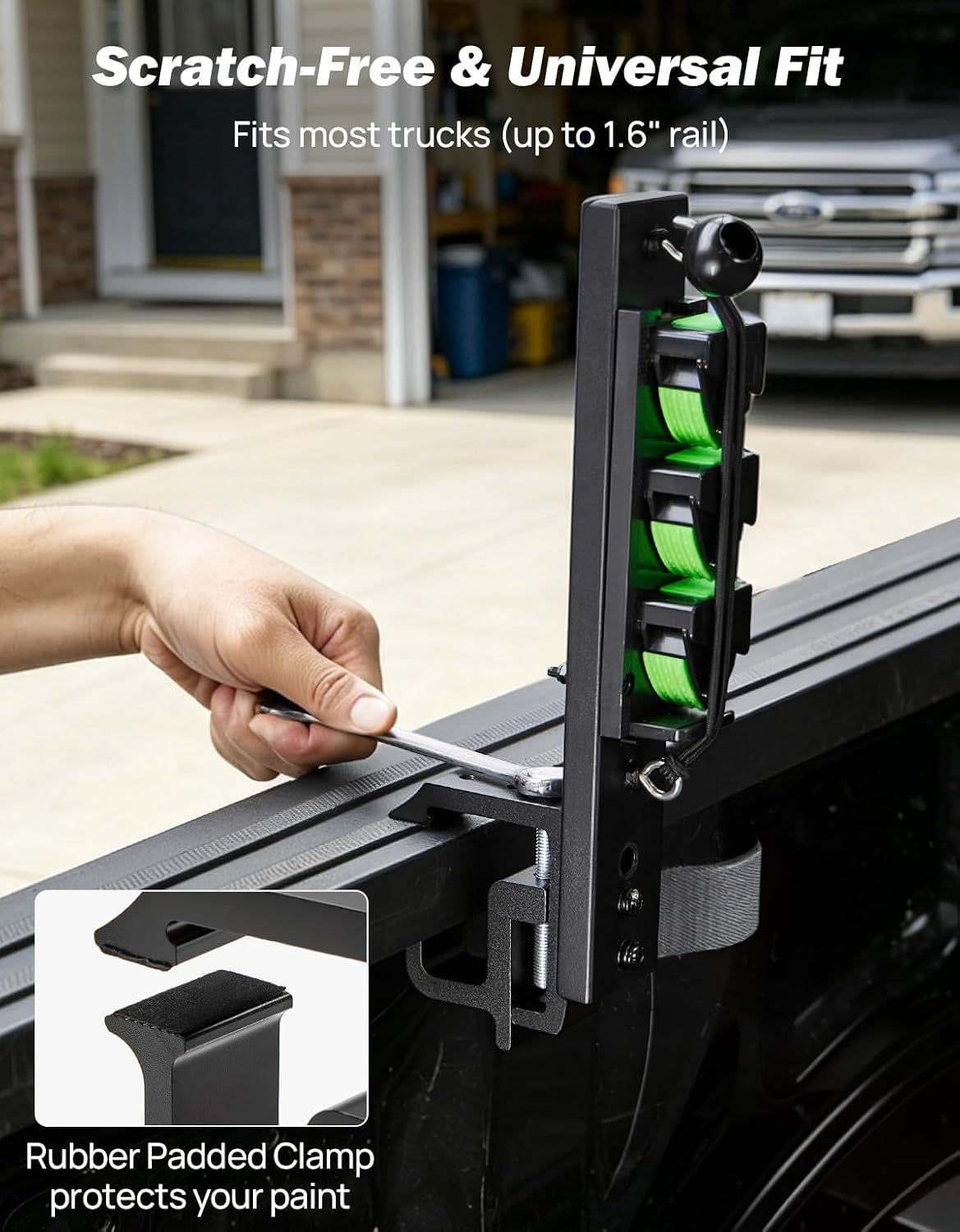 Truck Bed Fishing Rod Holder