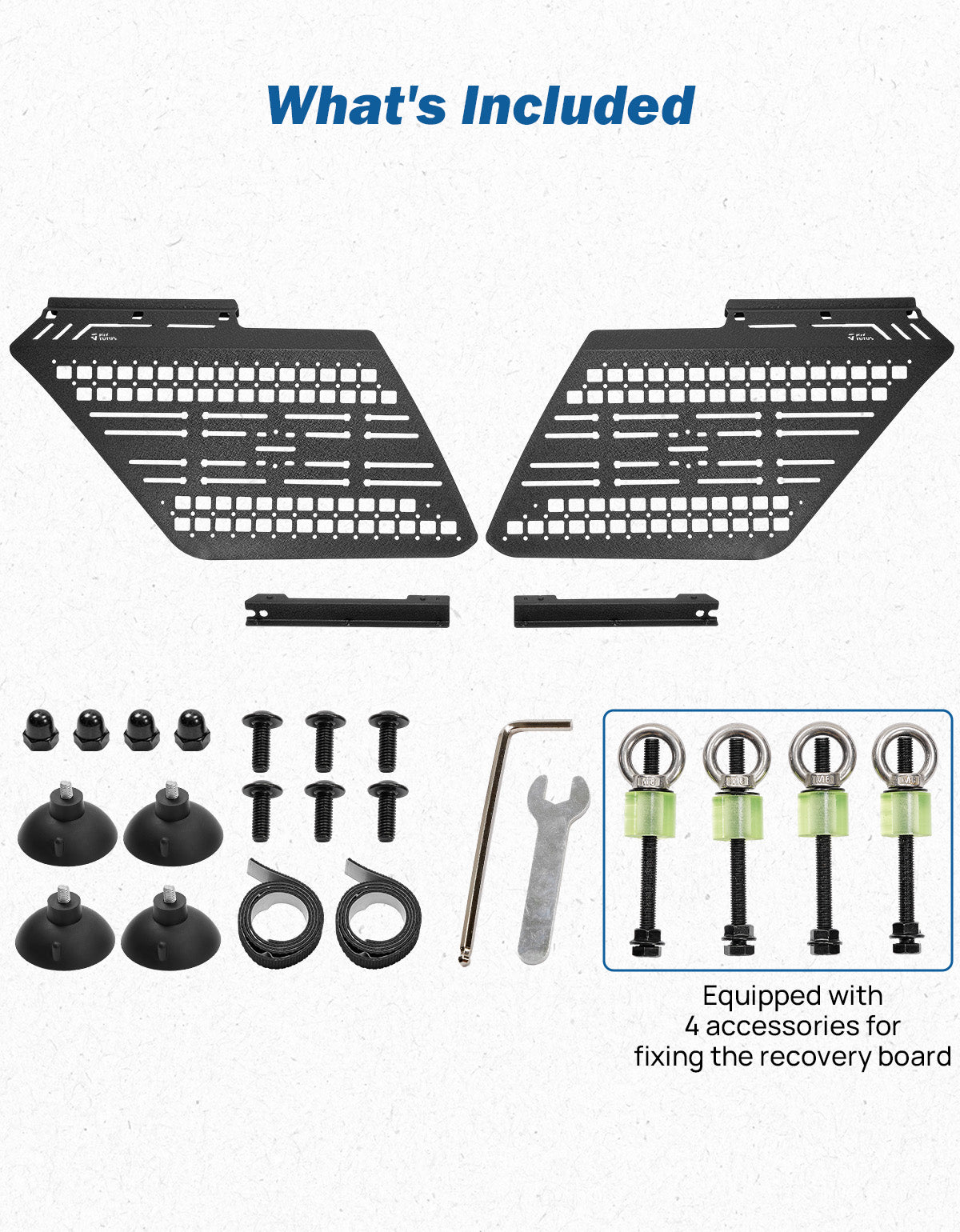Rear Window Molle Panel for Toyota 4Runner 2025–2026, Cargo Rack