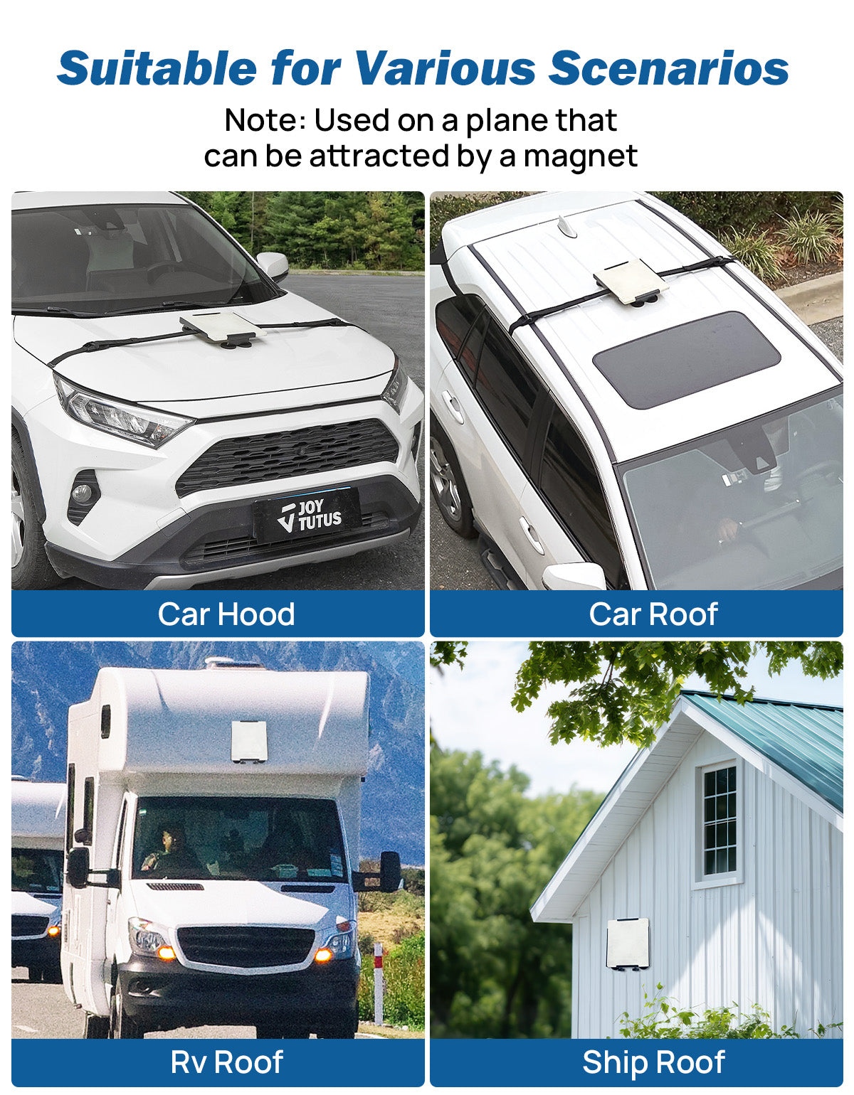 Magnetic Starlink Mini Car Mount – 200 lb Heavy-Duty Roof Mount