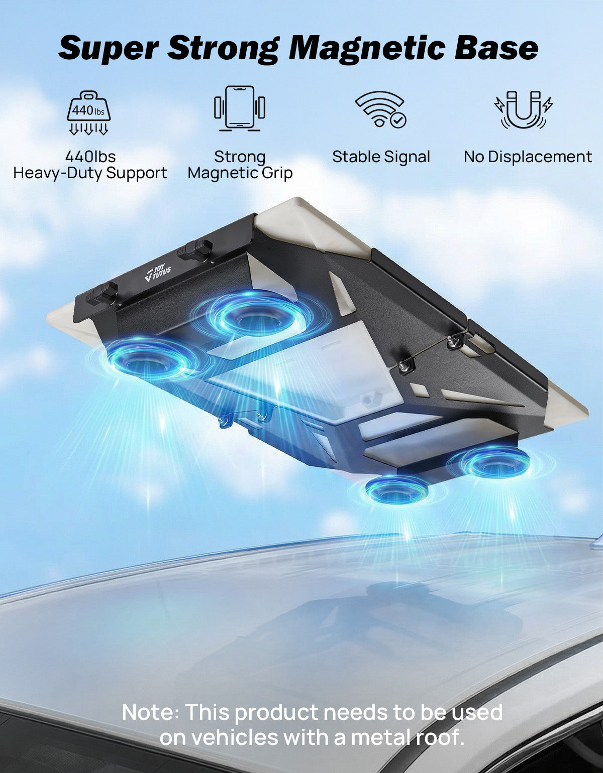 JOYTUTUS Starlink Gen 3 Magnetic Mount for Car Roof
