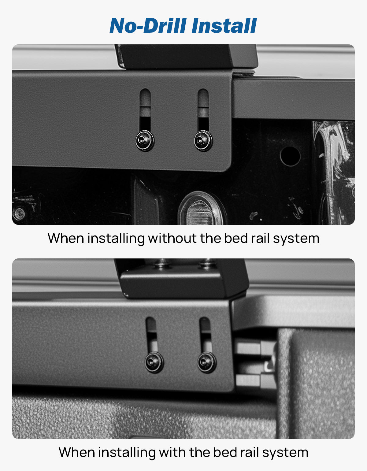 Tactical Fold-Down Rack | MOLLE Overland Rack for Full-Size Trucks