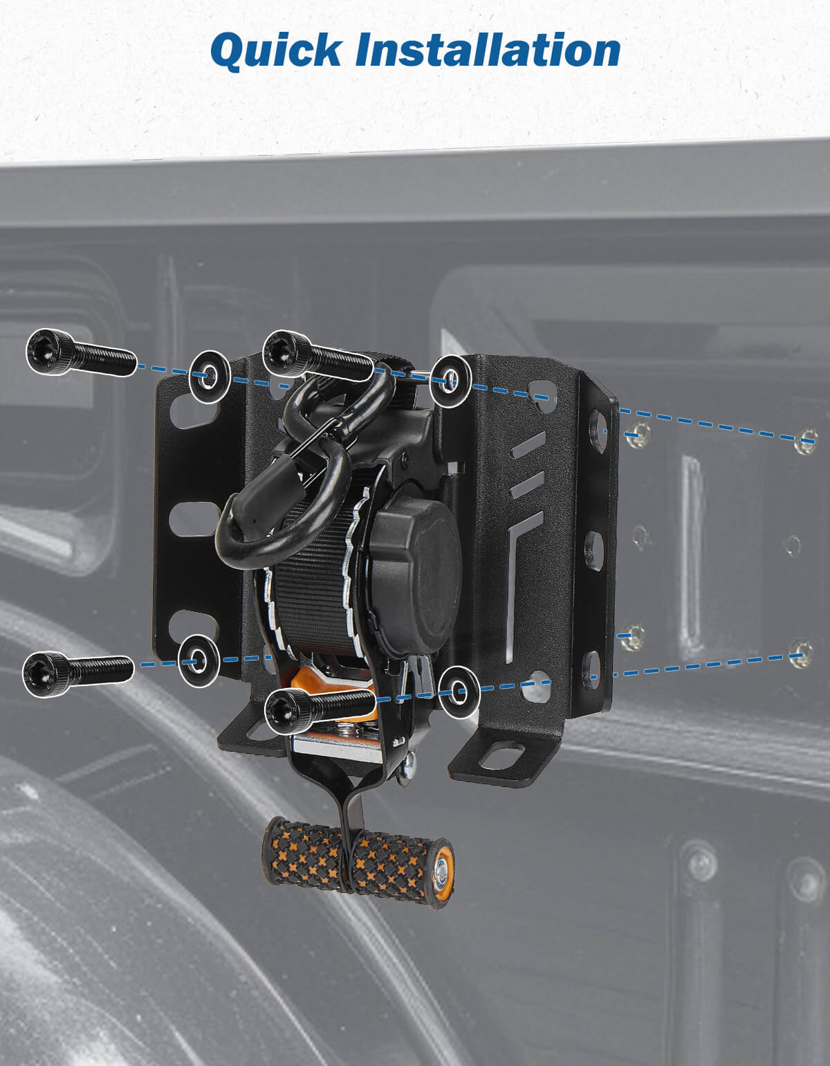 Retractable Ratchet Straps for Ford F-150 2015–2026, 2-Pack