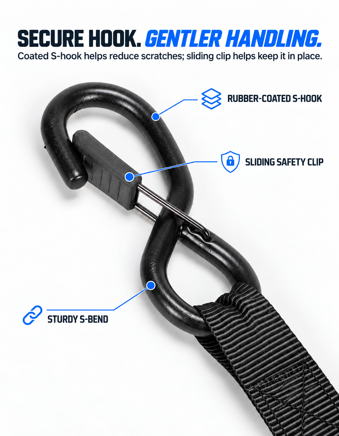 Retractable Ratchet Straps for Ford F-150 2015–2026, 2-Pack