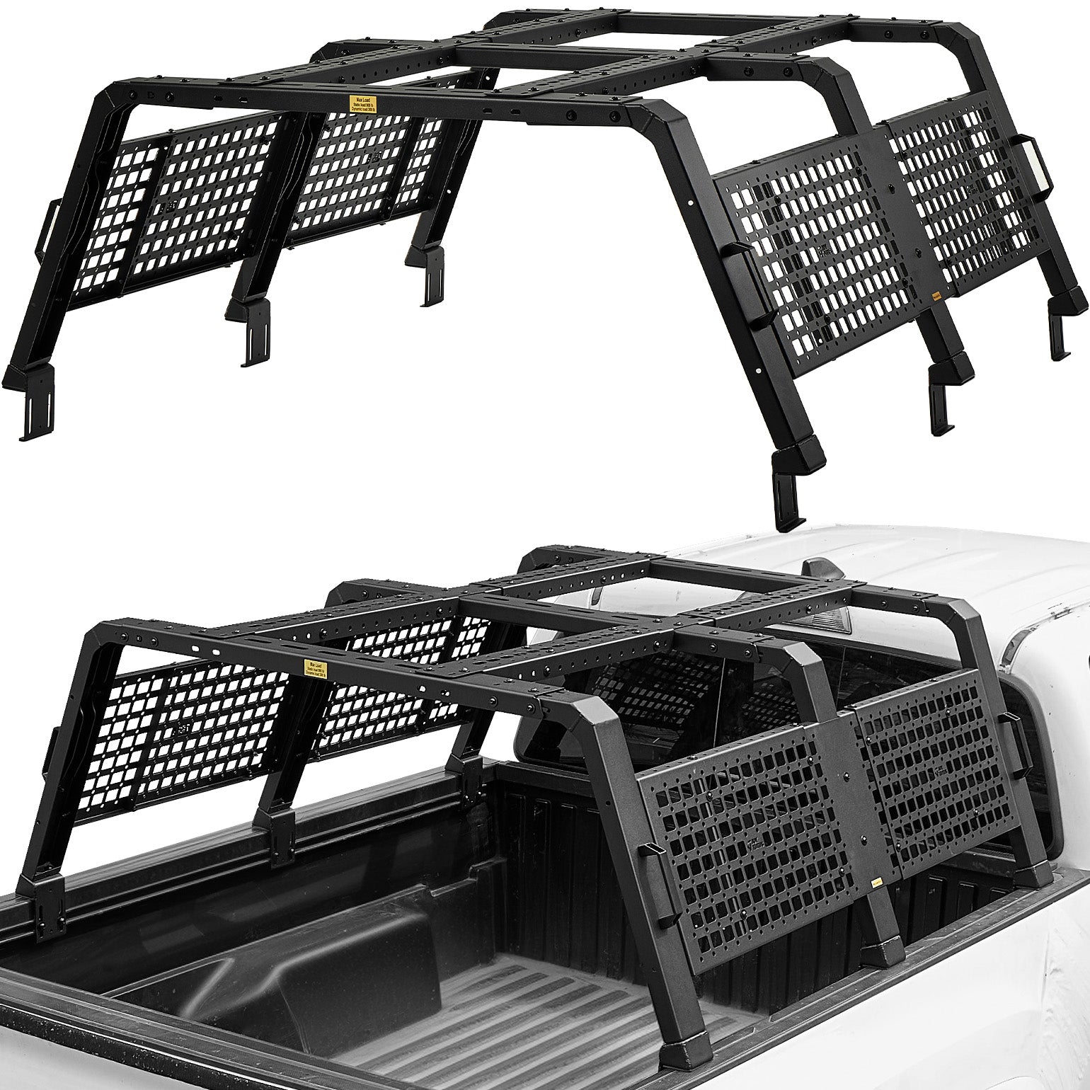 Mid-Size Overland Bed Rack for Tacoma, Gladiator & Ranger