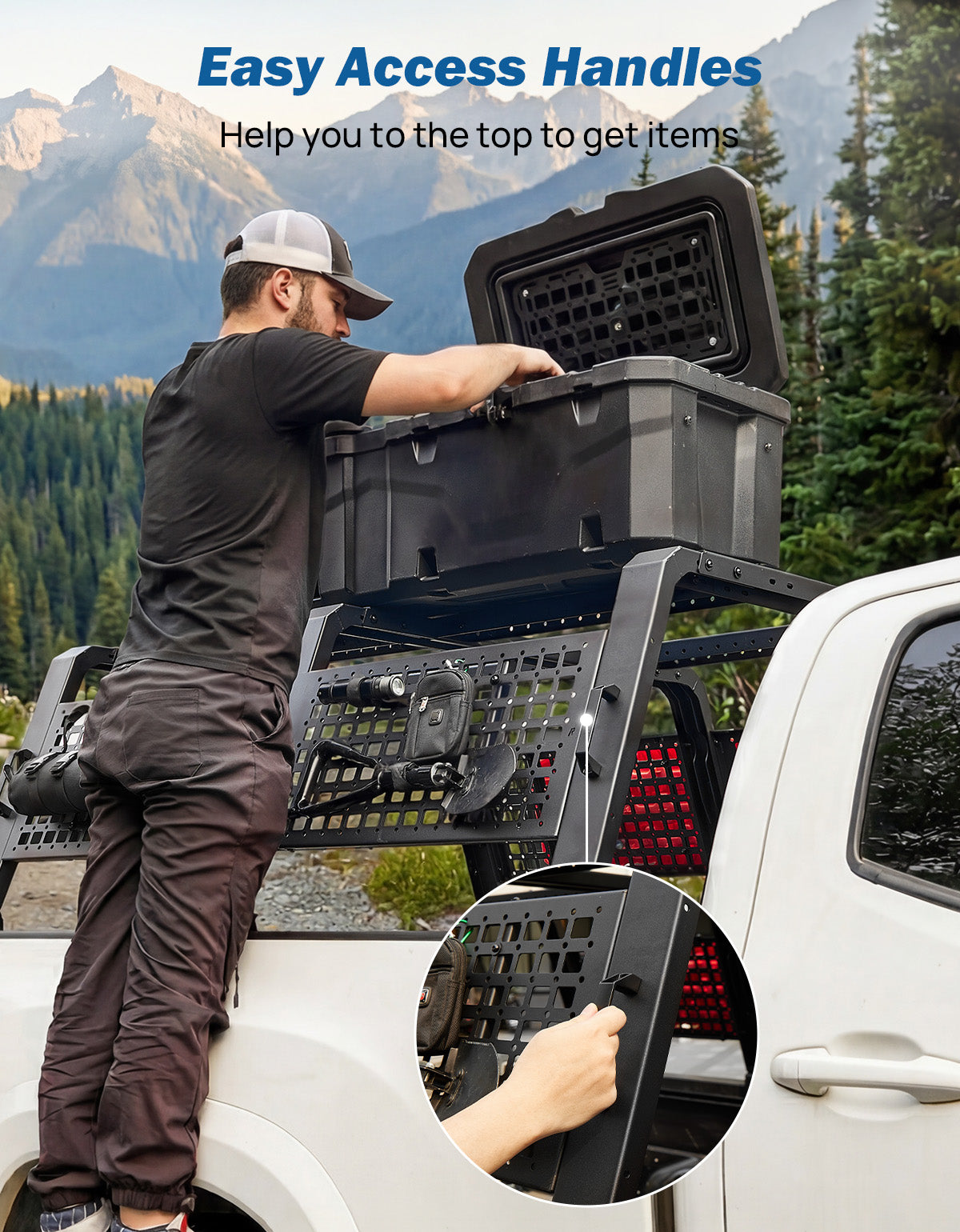 Mid-Size Overland Bed Rack for Tacoma, Gladiator & Ranger