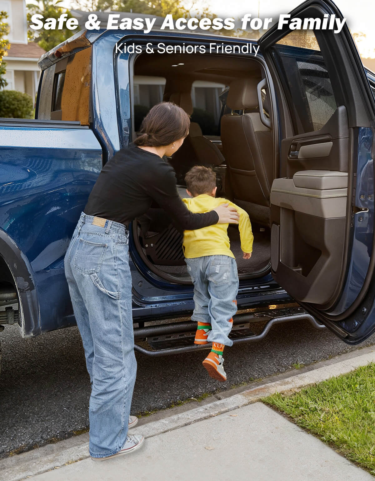 Running Boards for Silverado/Sierra 1500 2019–2026 Crew Cab