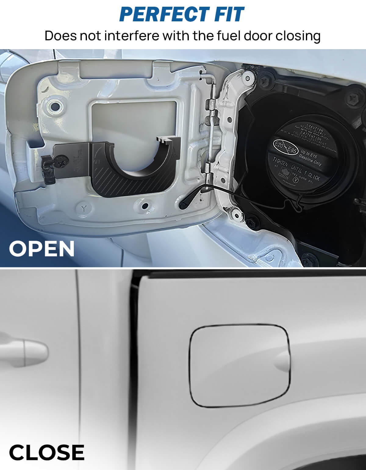 Gas Cap Holder Compatible with 2016-2023 Tacoma 3rd Gen