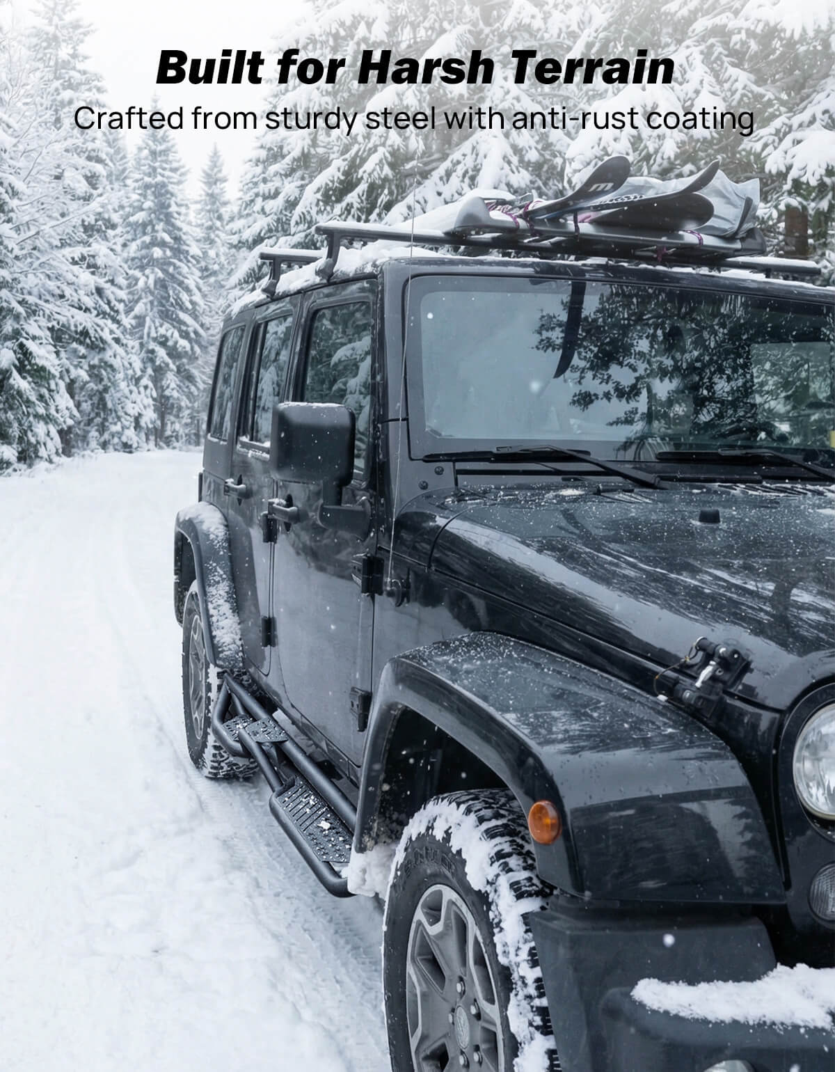 2-Step Running Boards for Wrangler JK 4-Door 2007–2018