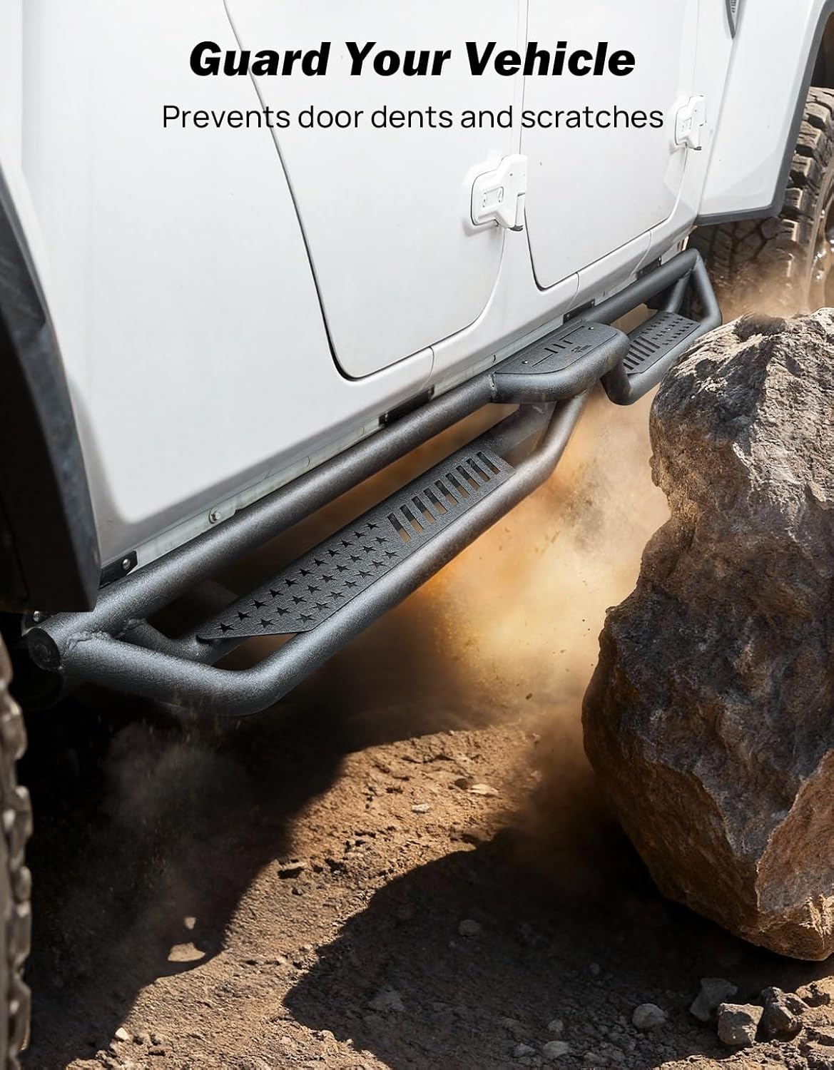 Running Boards Side Steps for Gladiator JT 2020–2026, 550LB Dual-Tier