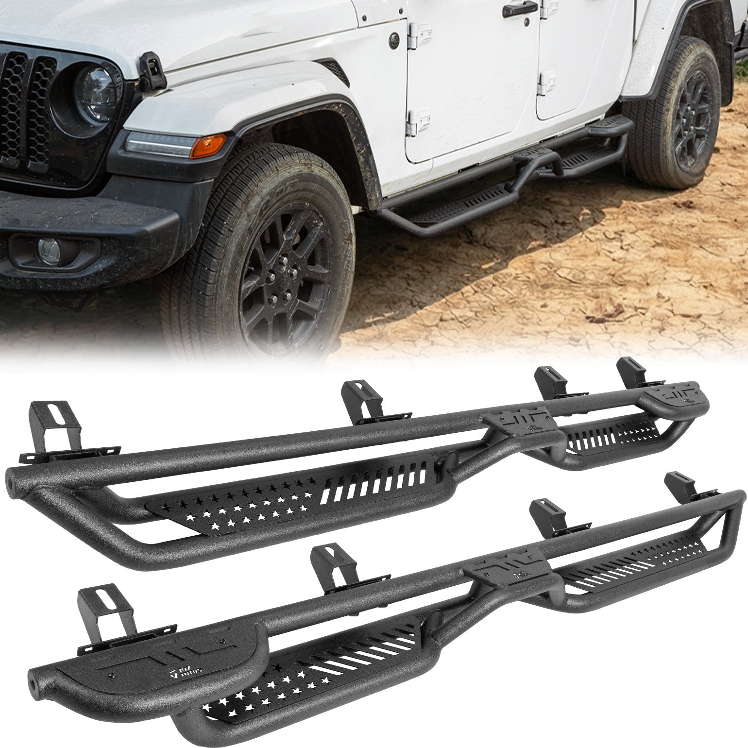 Running Boards for Gladiator JT 4 Door 2020–2026