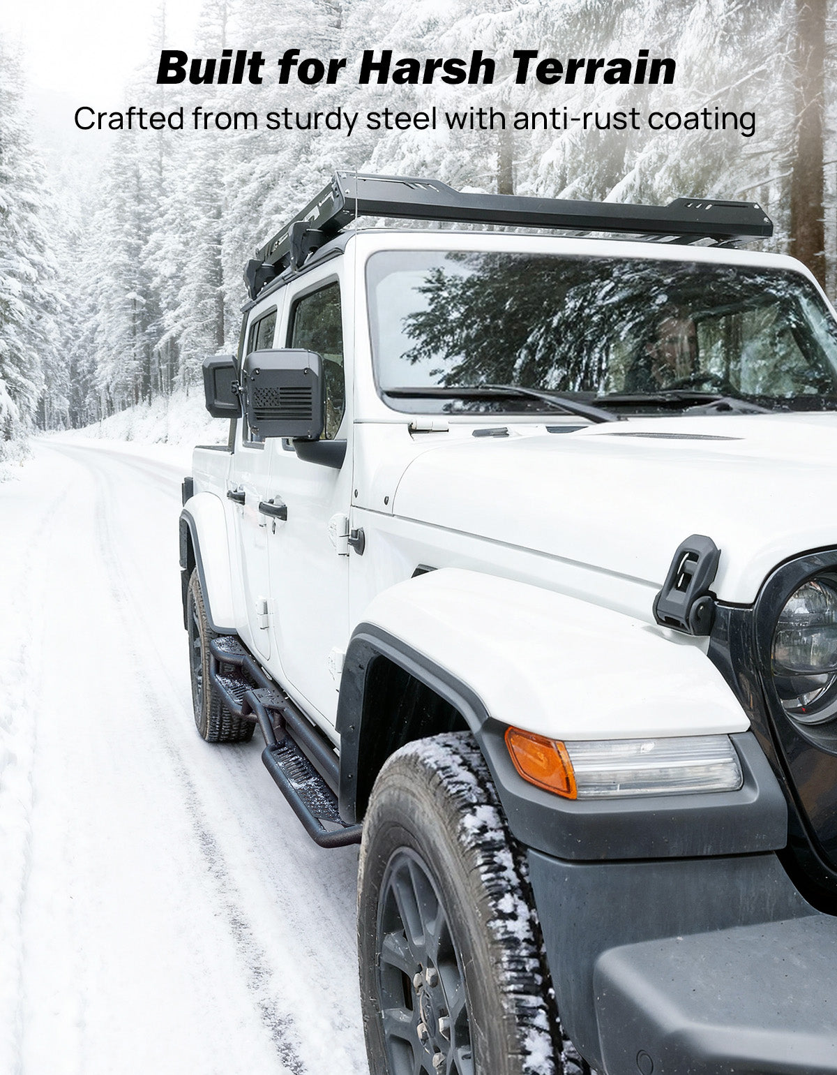 Running Boards for Gladiator JT 4 Door 2020–2026