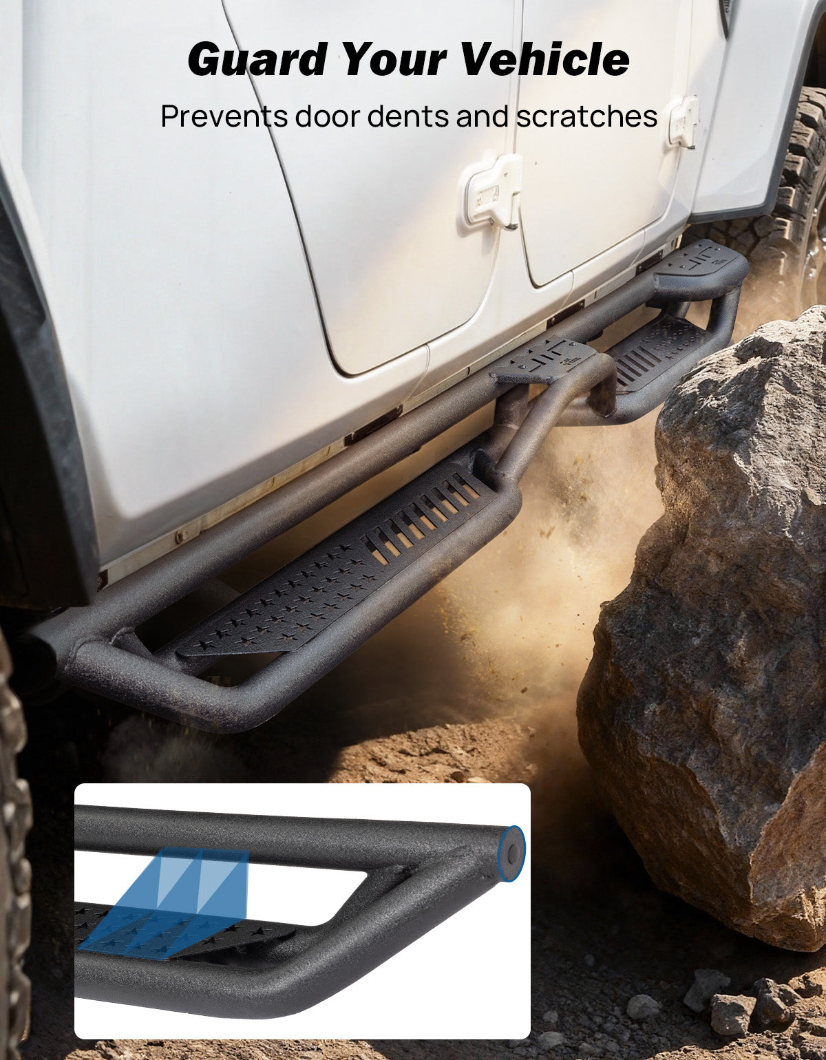 Running Boards for Gladiator JT 4 Door 2020–2026