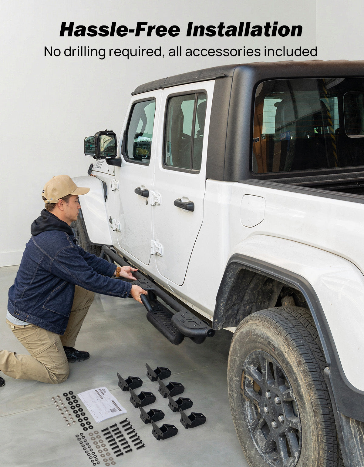 Running Boards for Gladiator JT 4 Door 2020–2026