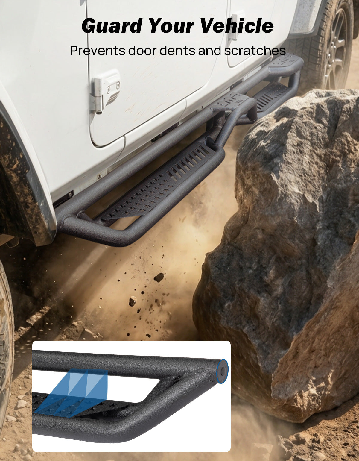 Running Boards for Gladiator JT 4 Door 2020–2026