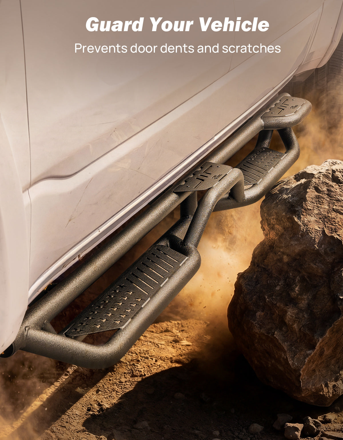 Running Boards for Ram 1500 Crew Cab (2019–2026) – 550LB