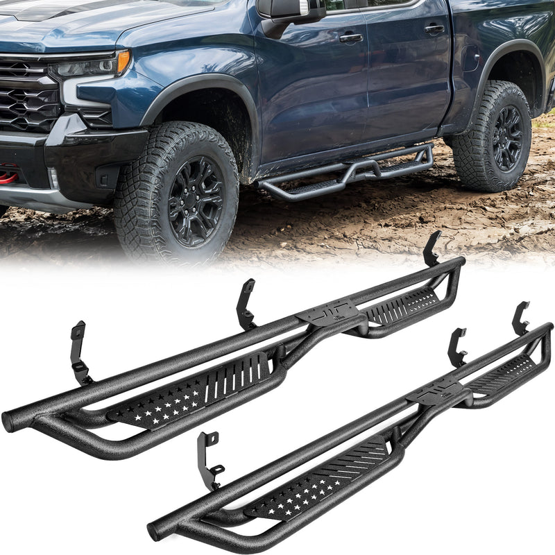 Running Boards for Silverado/Sierra 1500 (2019–2026) Crew Cab