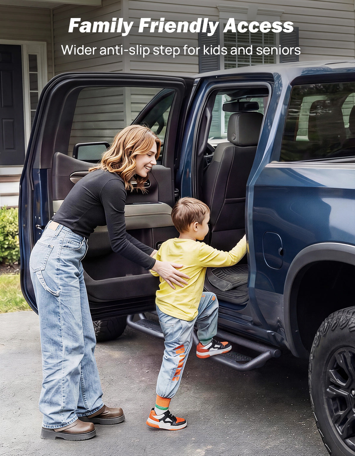 Running Boards for Silverado/Sierra 1500 (2019–2026) Crew Cab