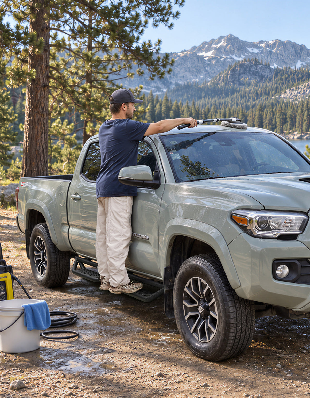 Running Boards Side Steps for 2005–2023 Toyota Tacoma Double Cab (4 Full-Size Doors)