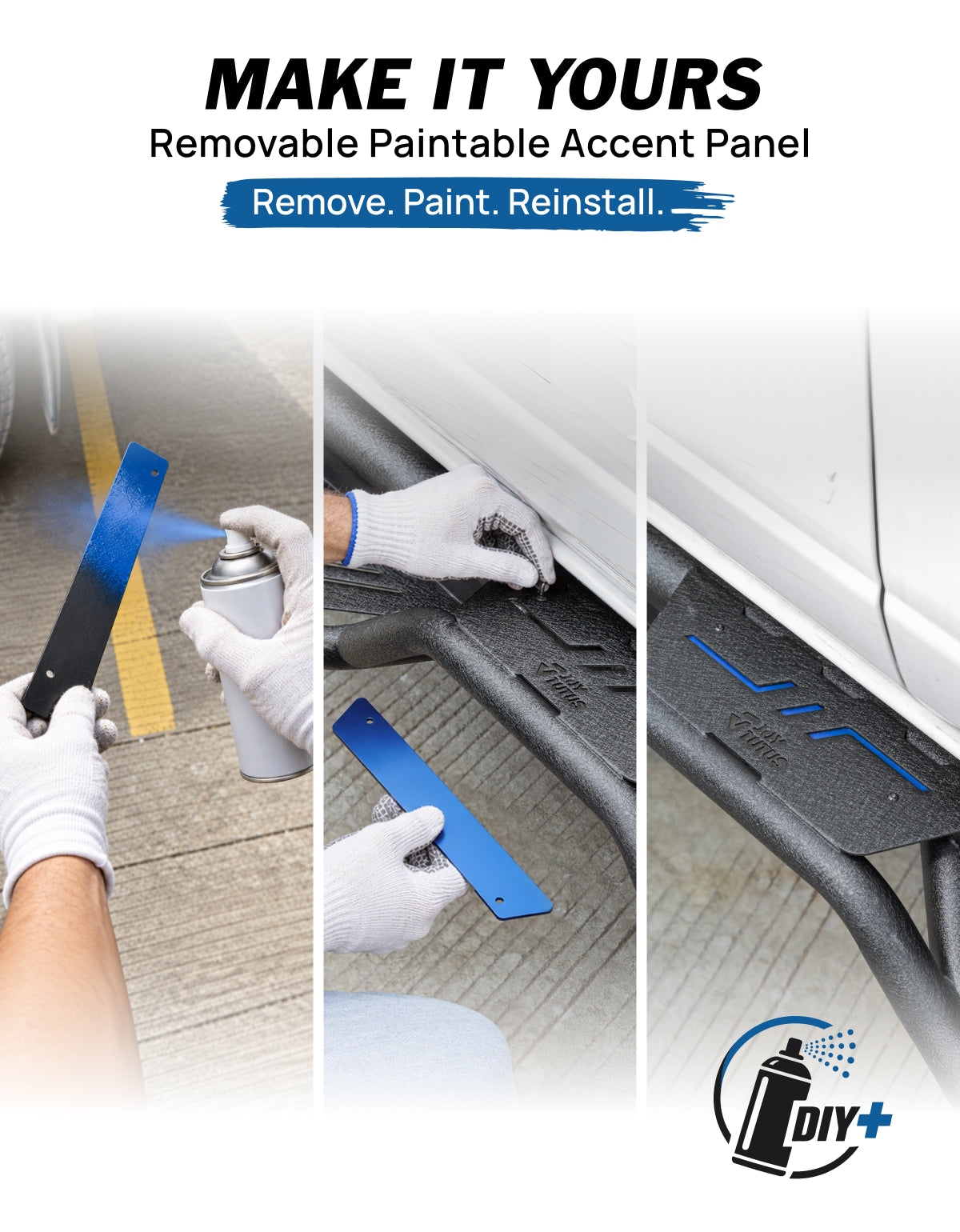Running Boards Side Steps for 2005–2023 Toyota Tacoma Double Cab (4 Full-Size Doors)