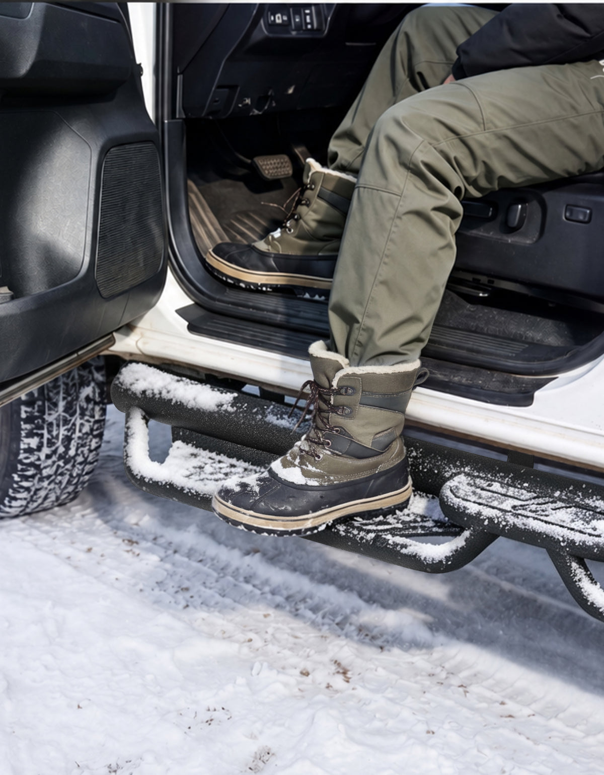 Dual-Tube Running Boards for 2024–2026 Toyota Tacoma Double Cab